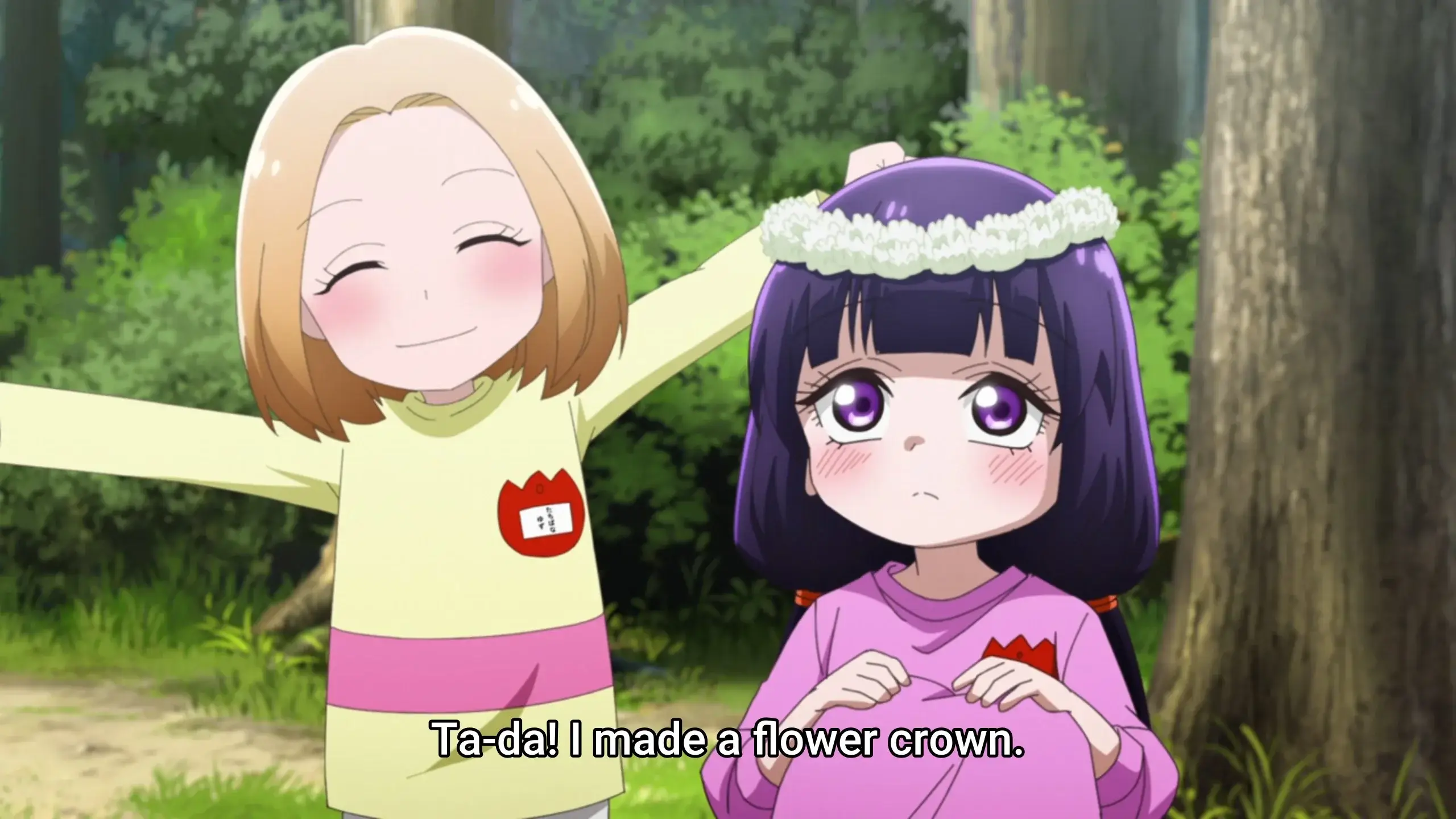 These cute moments between kids are always nice to see