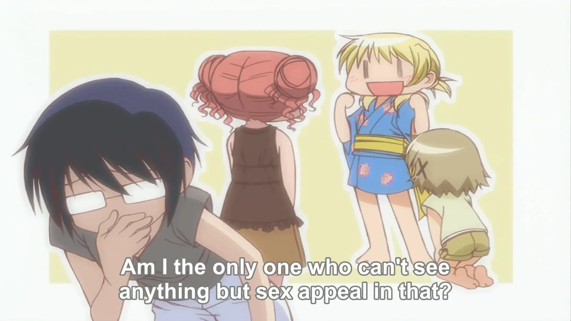 Admittedly with that short skirt it's kind of...