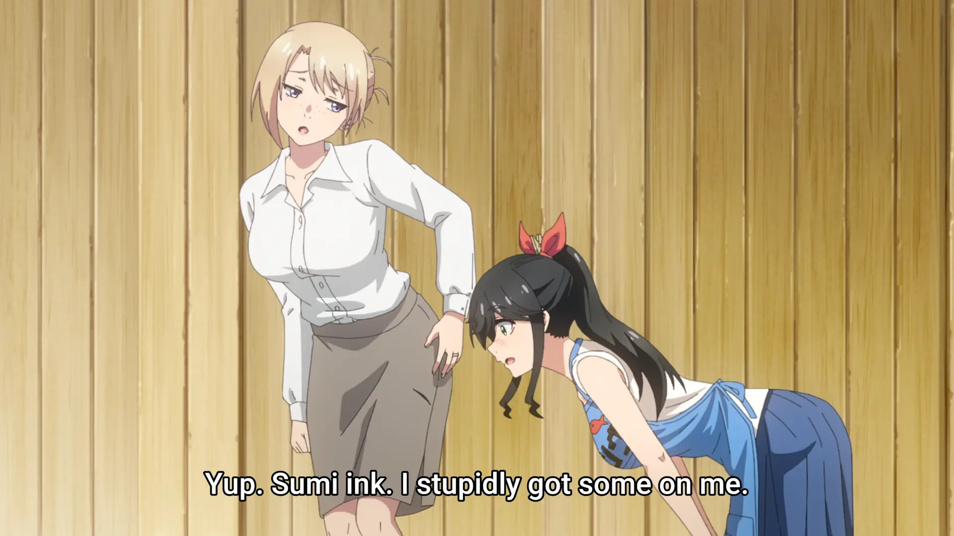 Is the pose really necessary Asami? Wait, don't say it. I know it get worse (or well better).