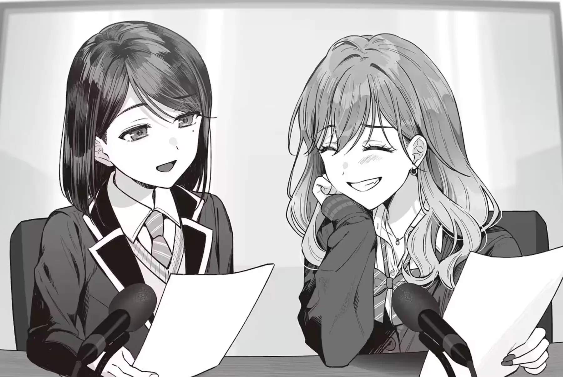Watching them this relaxed being near each other is probably the best way to finish the series. They're adults now and I'm curious where this will lead them.