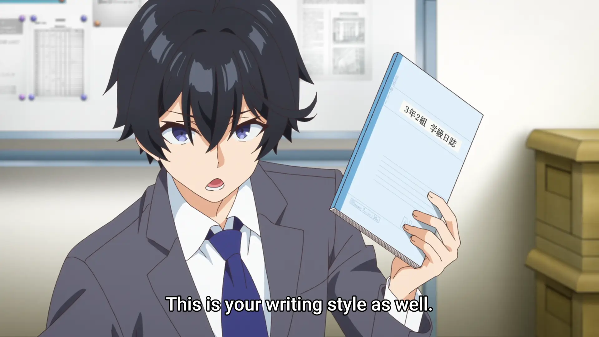 To think Hitoma remembers the writing style of every single student. That takes quite some dedication...