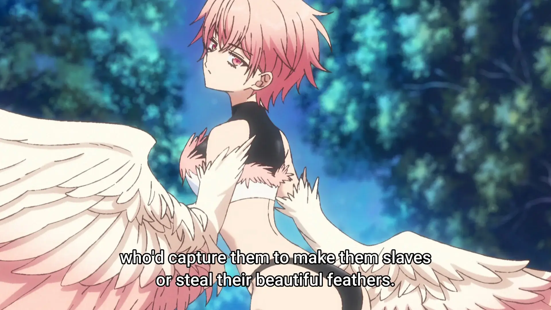 Honestly quite like her in the harpy form too. Could be because of the outfit, but still...