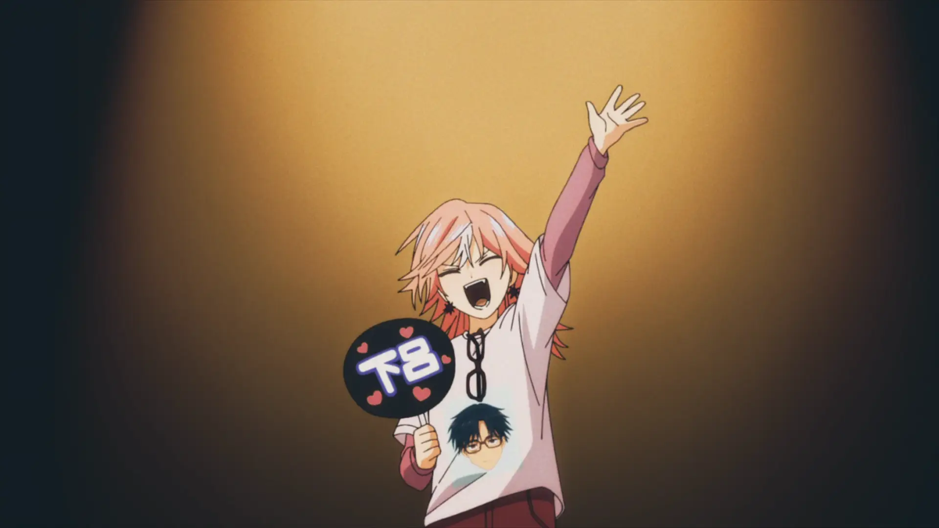 I like how Kimie's reaction hasn't changed much since she was a kid. She's much older now, but still that smile.