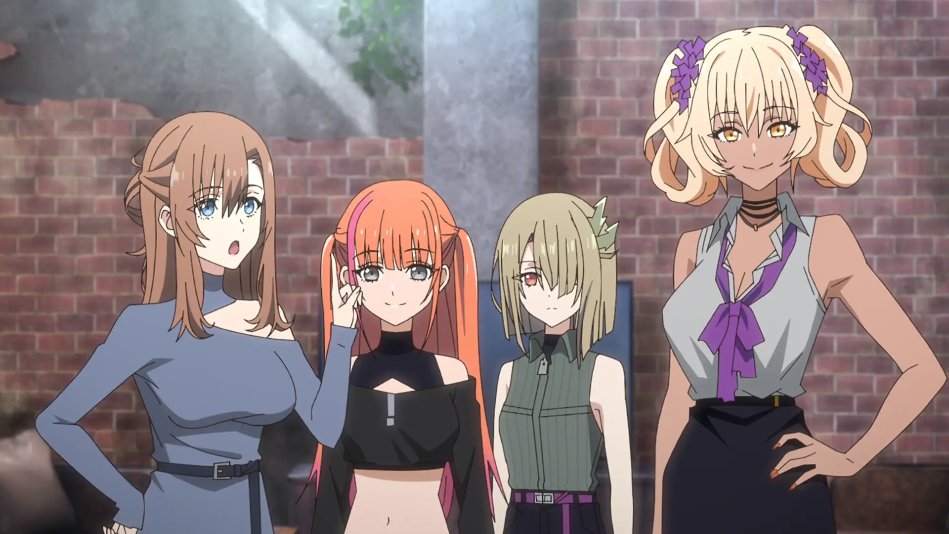Towa got her own harem with four heroines Yuuna Yuzu Aoi and Shiori. But she doesn't know that Shiina is going to conquer them all including herself!