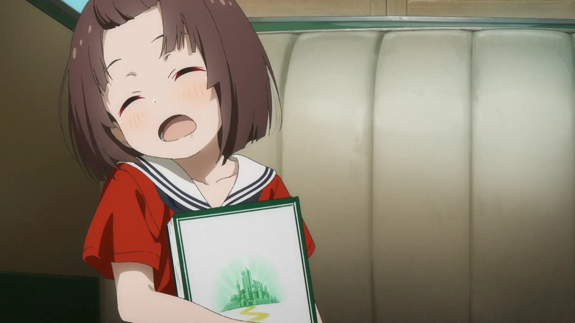 Only positive note from the episode was the shots of the adorable child Mizuka. She was such an adorable one back then!