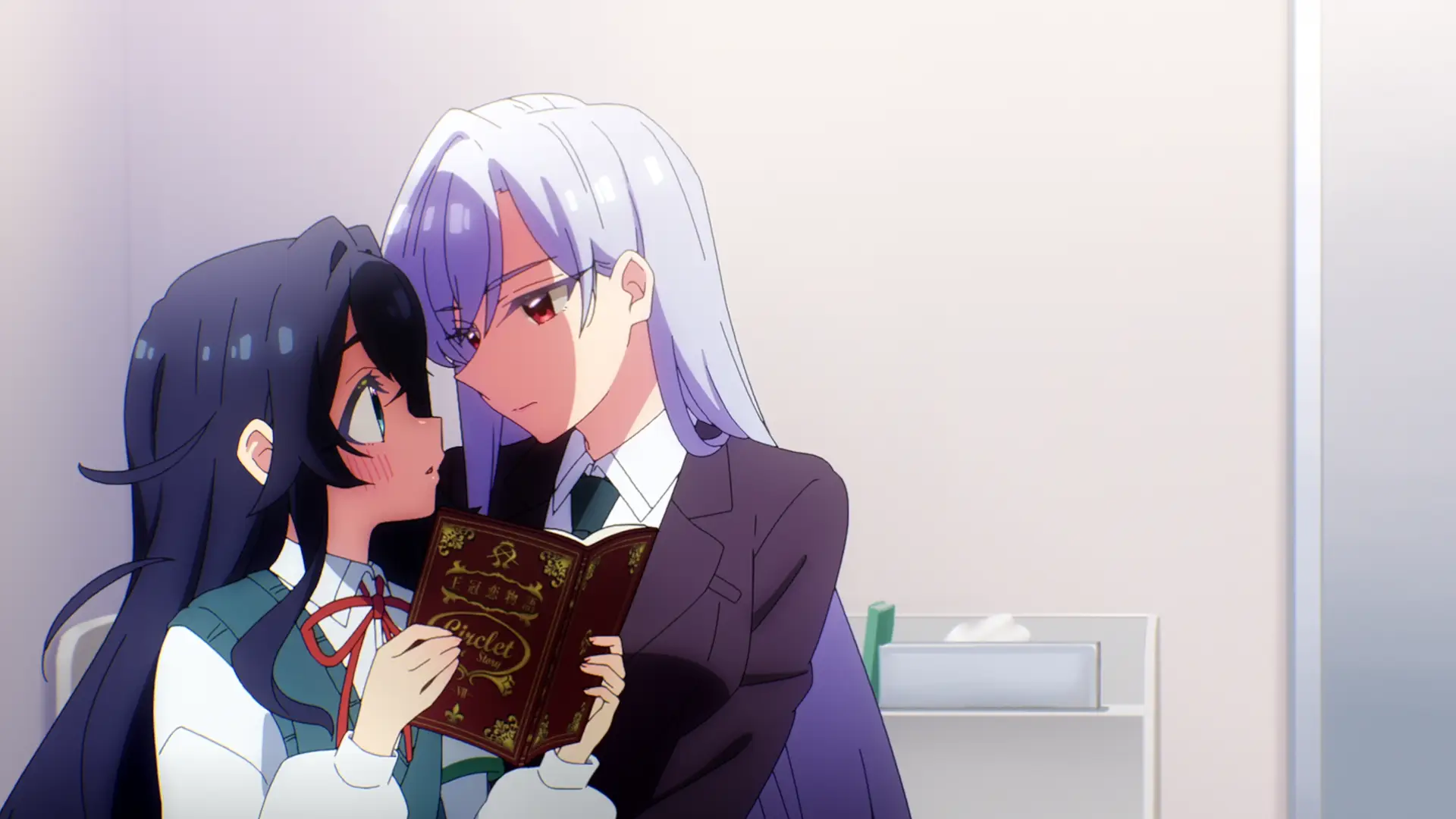 The kyaa moment for me was when Nano approached Shizuka as seen in this screenshot. The yuri glasses activated on their own!