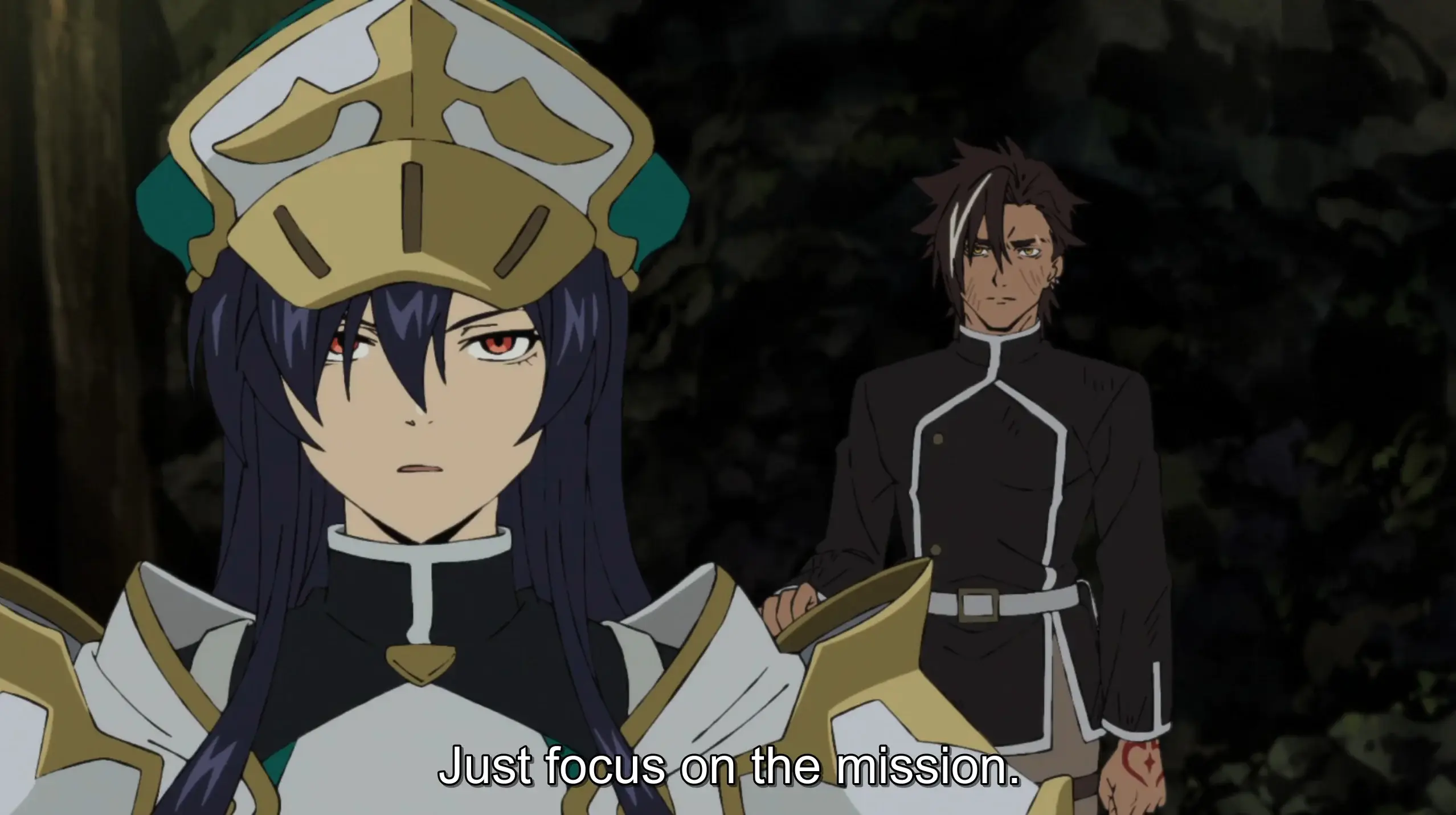 Again, she looks good in that uniform.