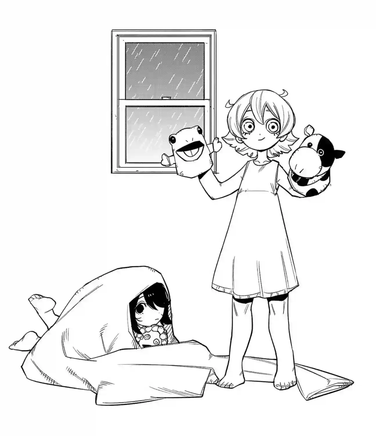 Small Shine and small Kufufu. This sets her story to be the oldest among the Amarariruku.