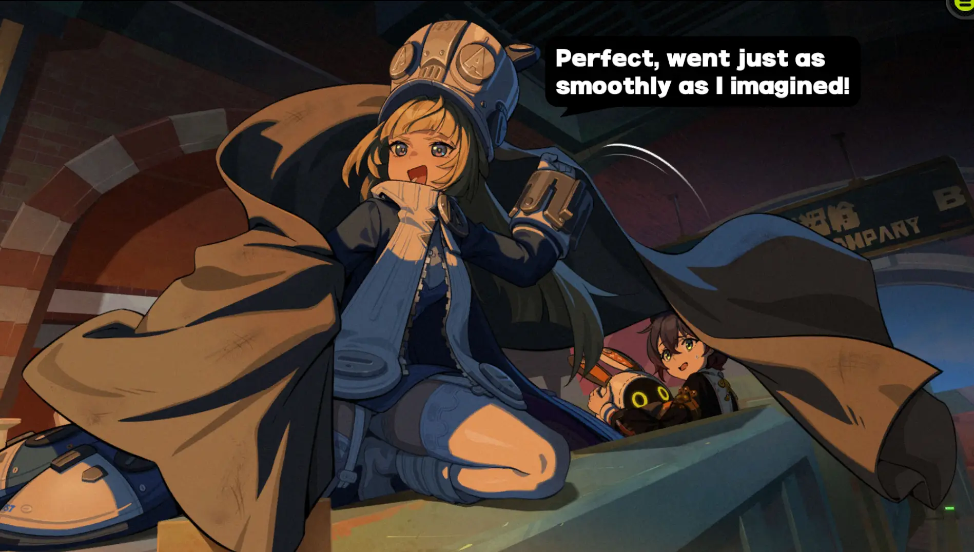 That's exactly what you say right before things go badly Norma. You should never ever say that while on a mission.