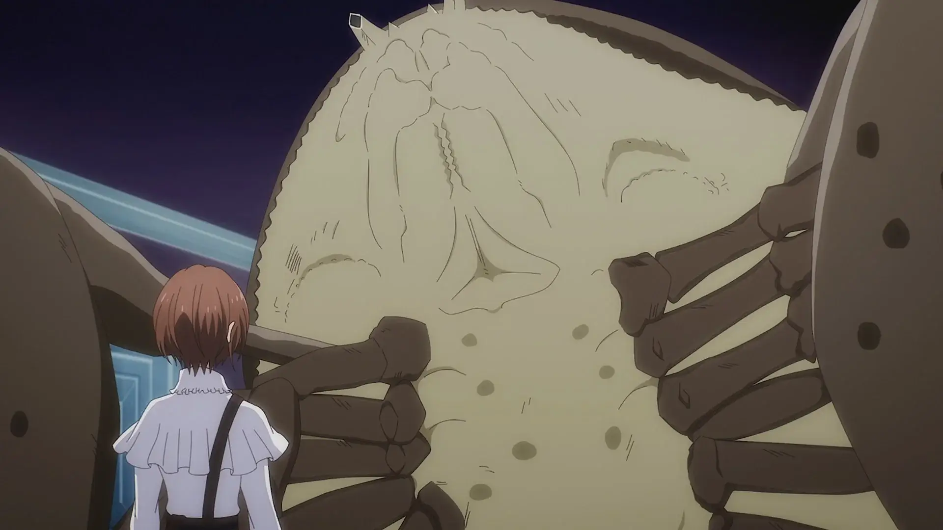 Imagine being ultra excited as it's the first time you see and there's a huge crab nobody told you about right in your room...