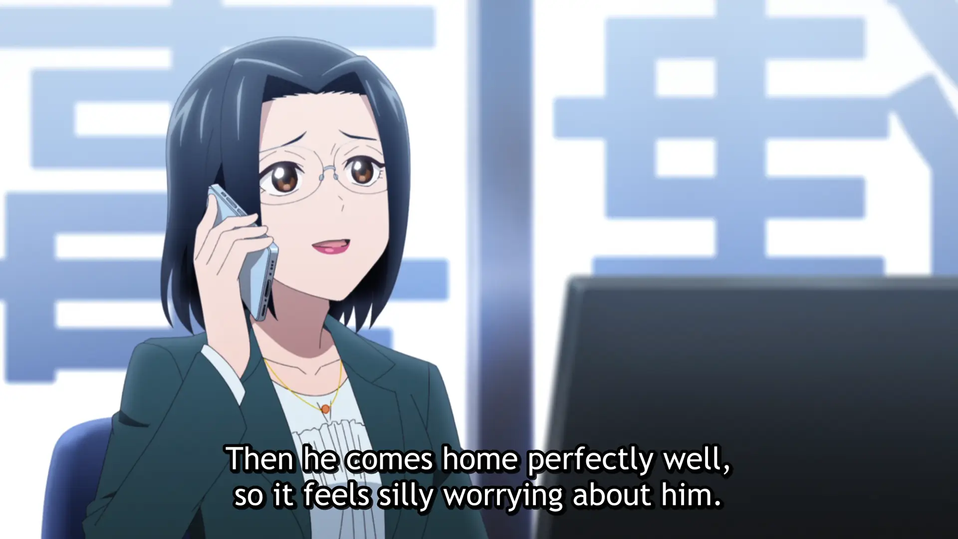 Mob's wife got used to him just disappearing. Not a great thing to get used to, but...