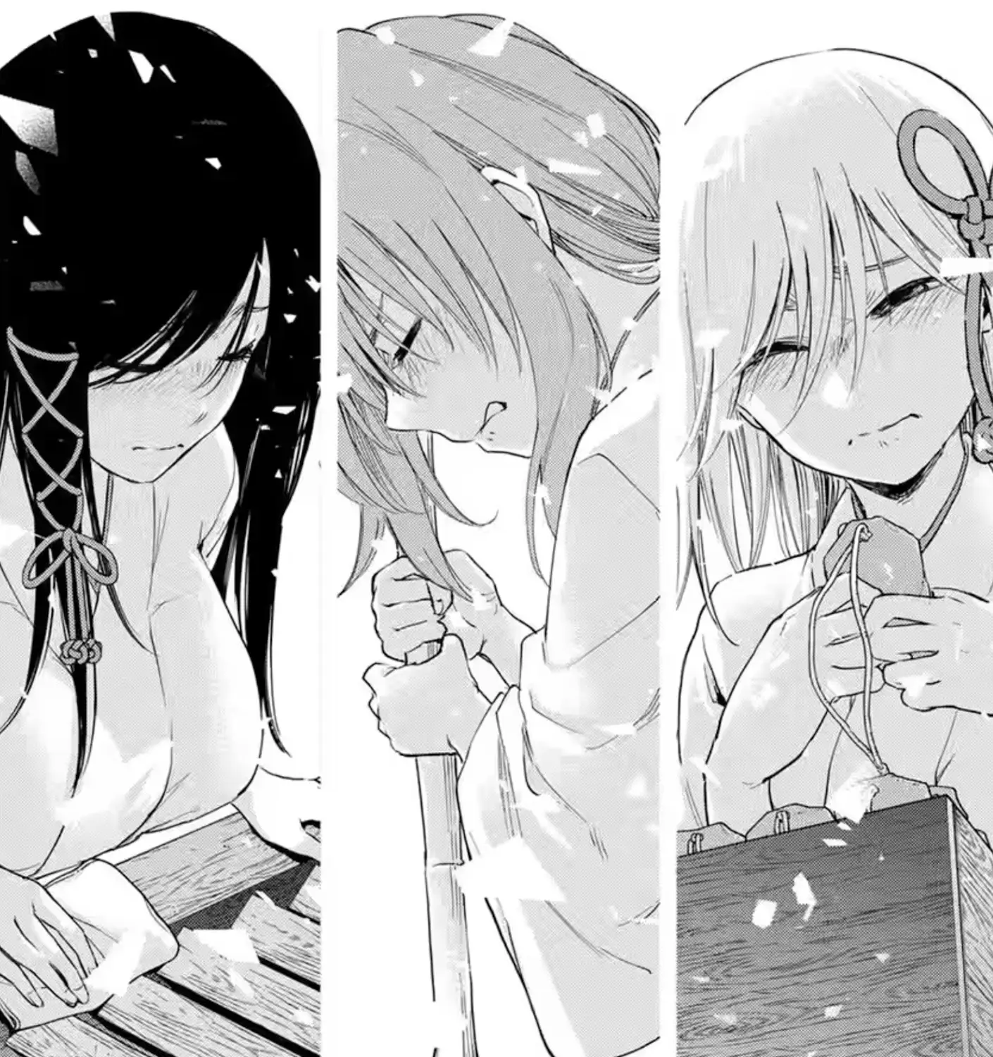 Yae, Asahi and Yuna really love their life at the shrine and I feel this has to be connected with their mother.
