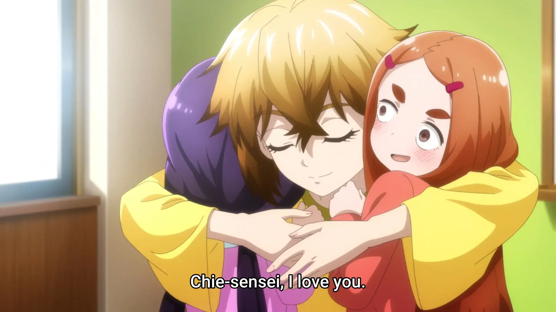 Chie is probably the most motherly character that Kaya ever experienced. Hopefully she can keep grounding Kaya into the normal world.