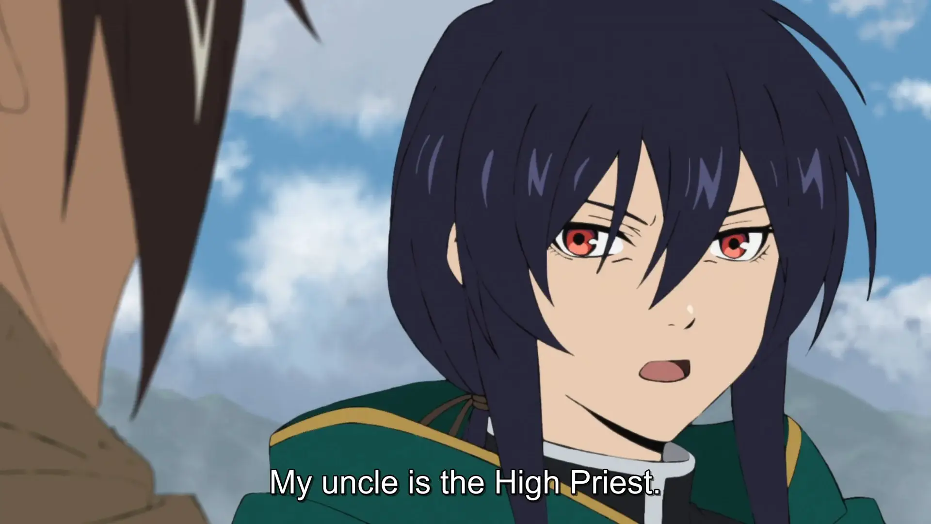 Whoa, that means she's not a noble, but way way higher up in this society. Why is she at the frontline fighting instead of chilling somewhere?