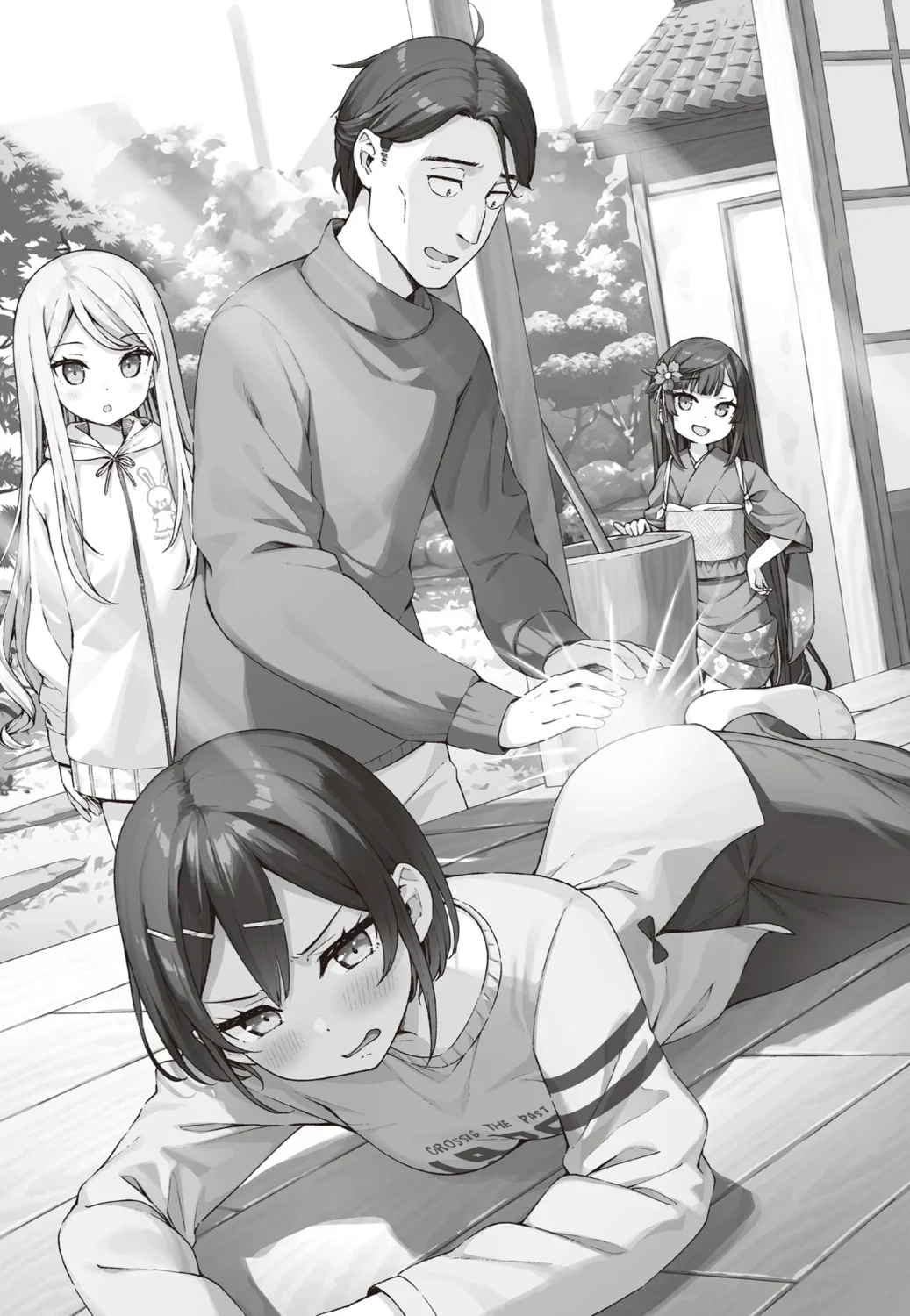 Hoshizaki with back pain after trying to do mochi