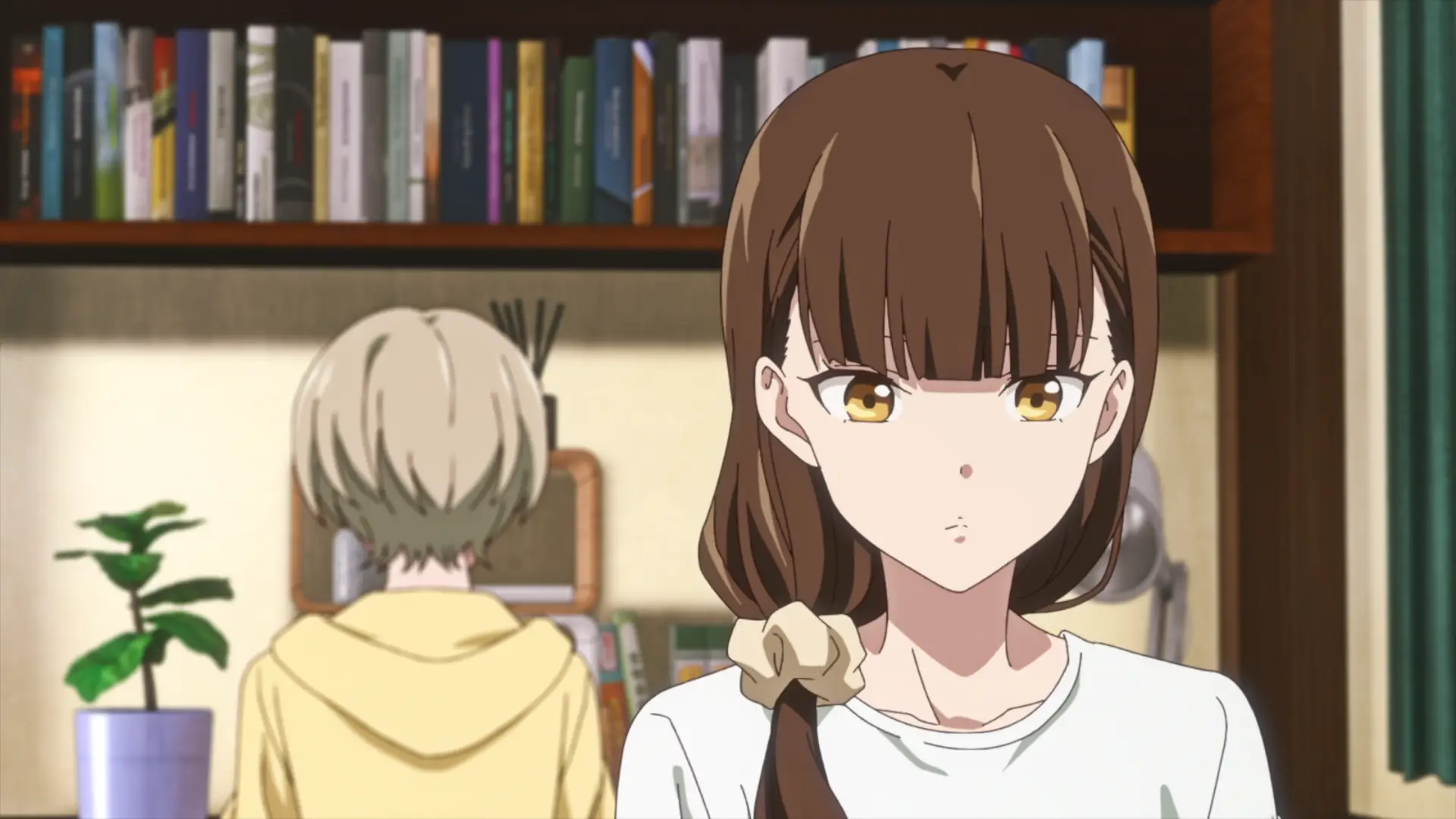 Aya doesn't look like it, but she's quite beautiful herself, but more of a 'homely' type of beauty compared to the peerless Mio.