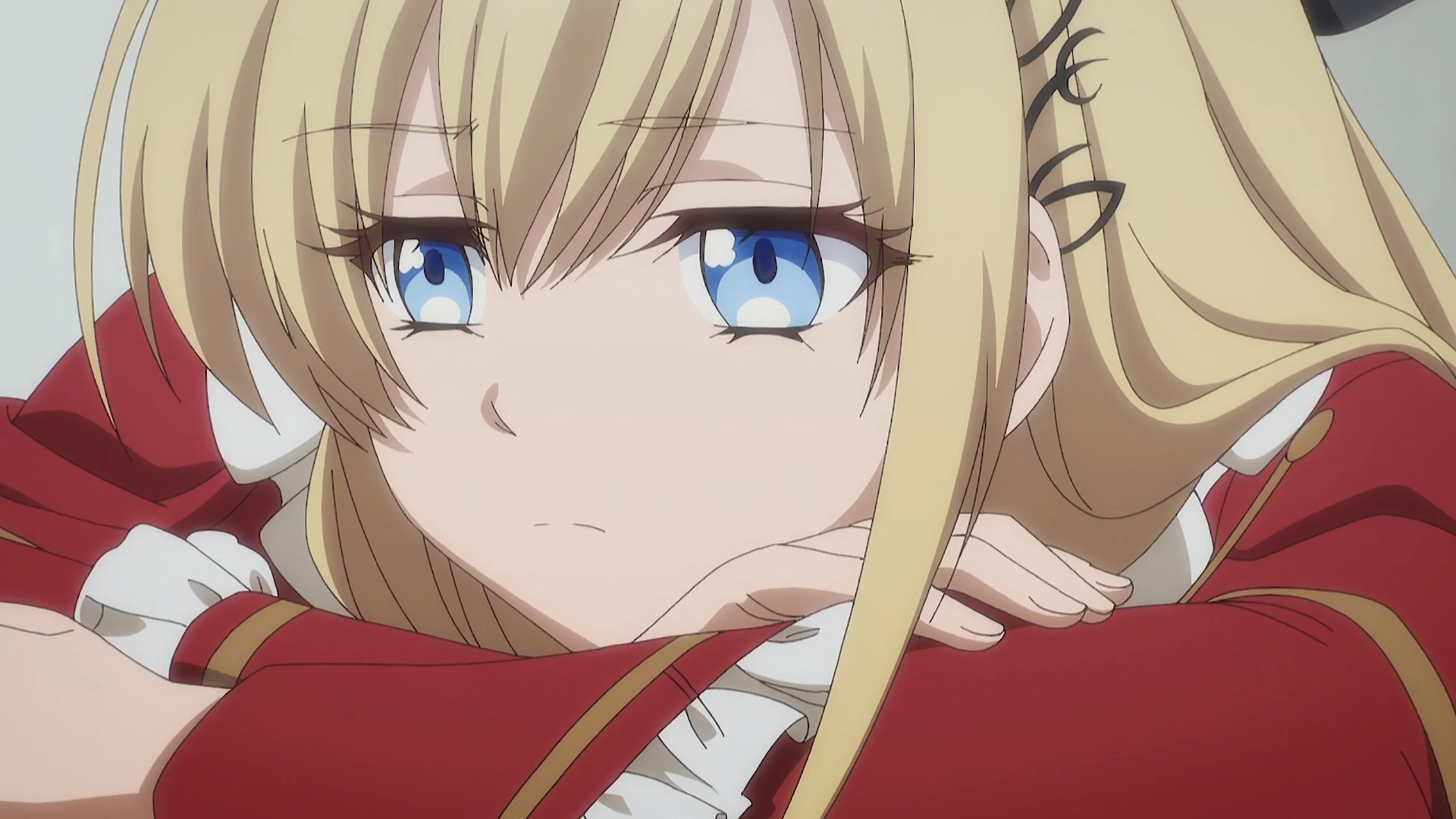 Sulking Mirika thinking of Kunon