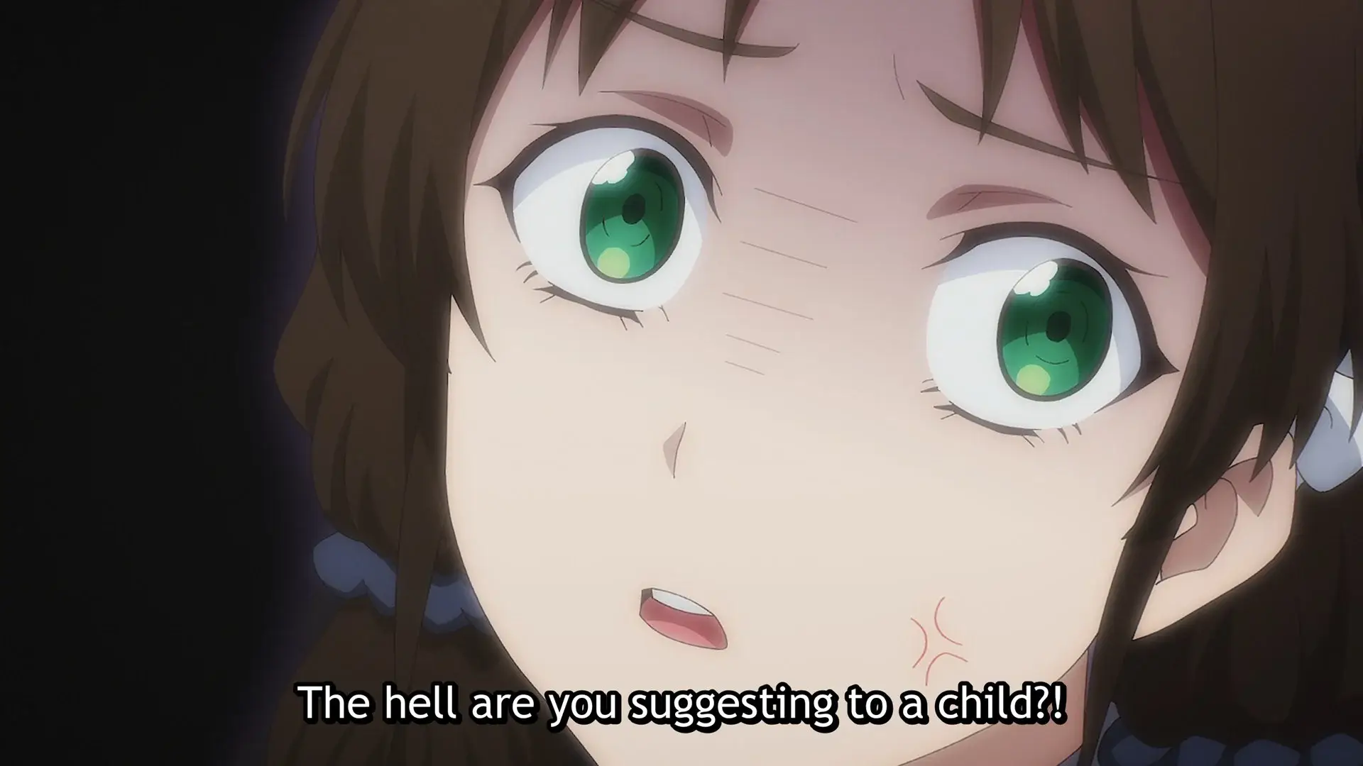 Admittedly this was a spot-on reaction that made me laugh. Yeah, the hell dude are you asking to a kid?