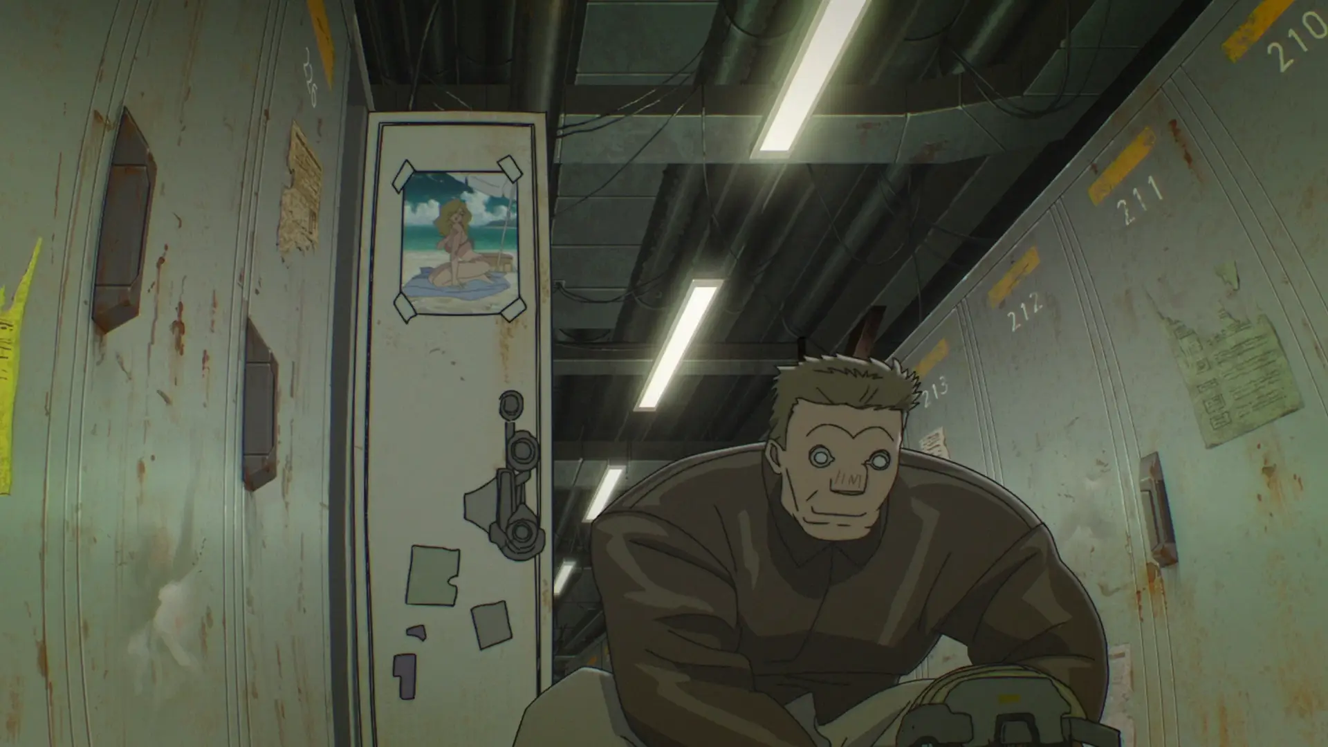 Poor guy, he was always interested in Motoko, but never got as much as a glance from her. Even till the very end!