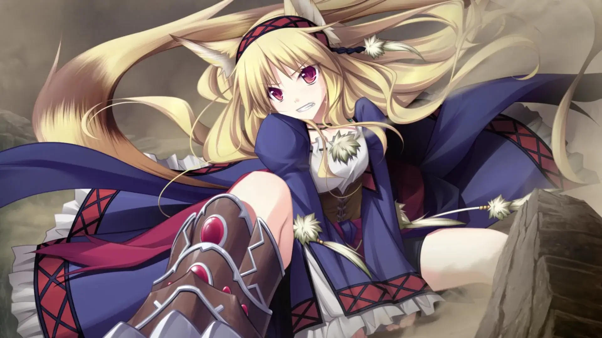 Neneka is quite powerful lore wise, but being one of the first enemies you face, she's doomed to be defeated very quickly.