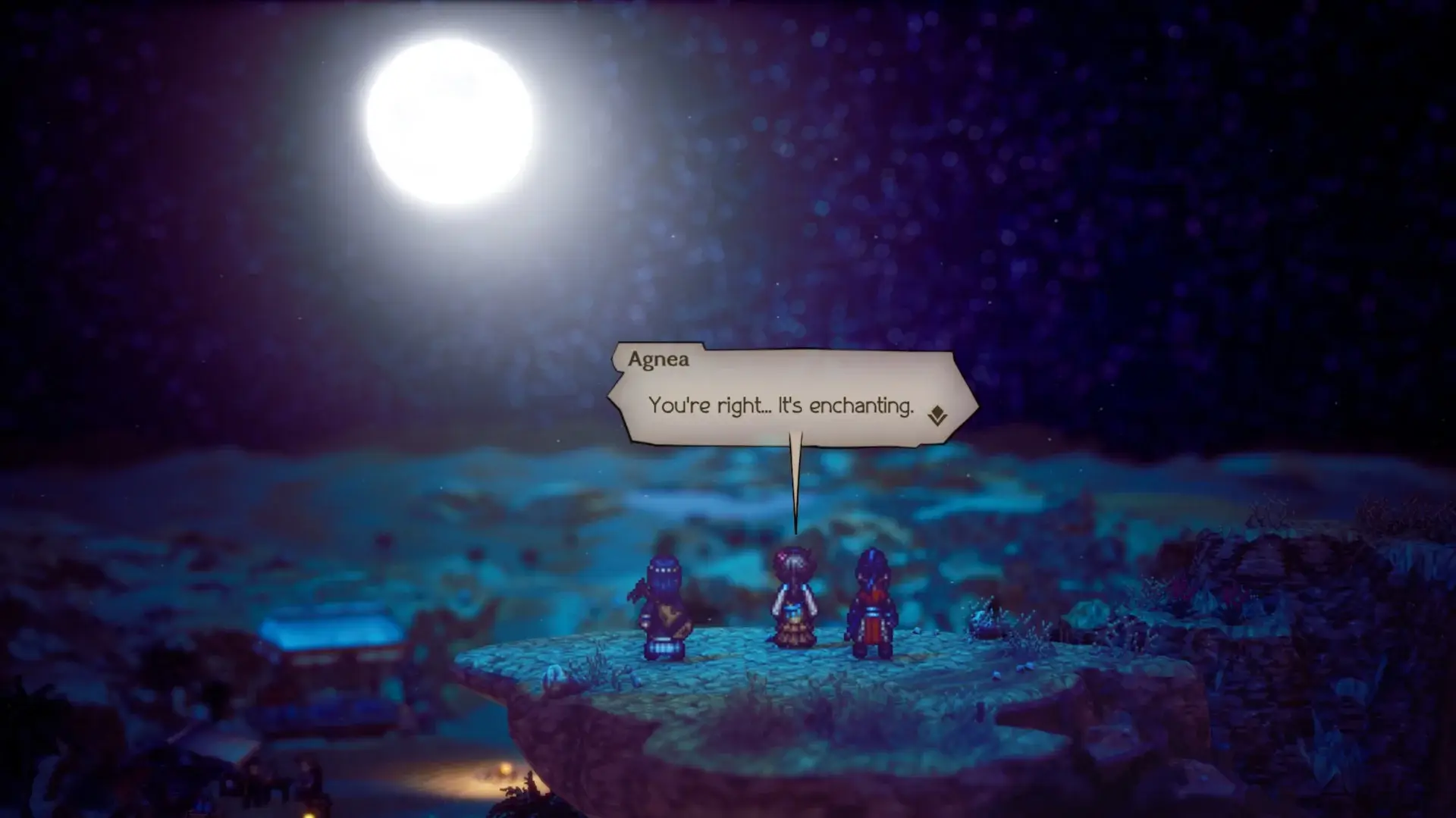 Quite a great view from here. The moon is really beautiful Agnea