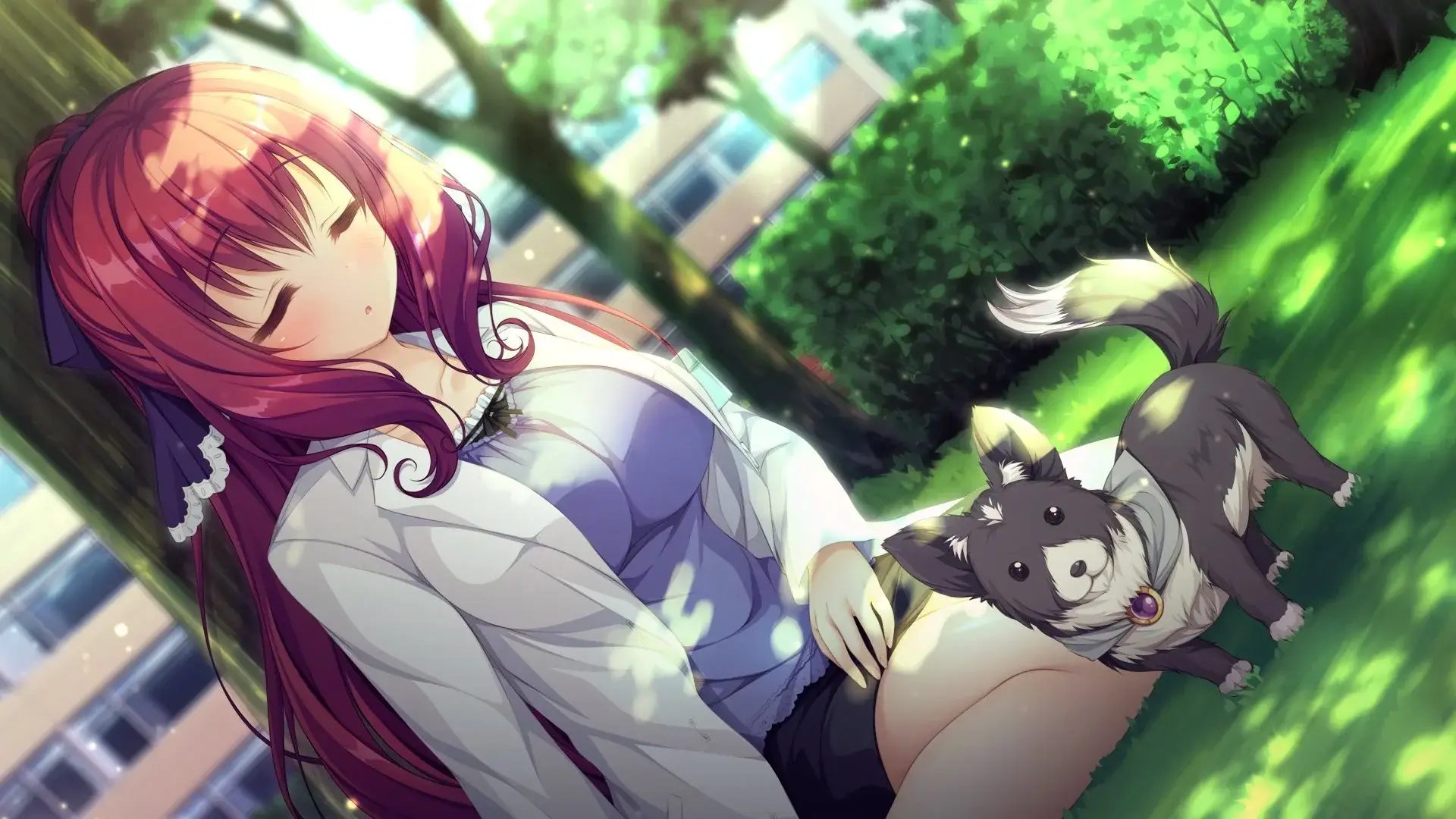 Miori will become a great scientist I'm sure. Also nice dog!