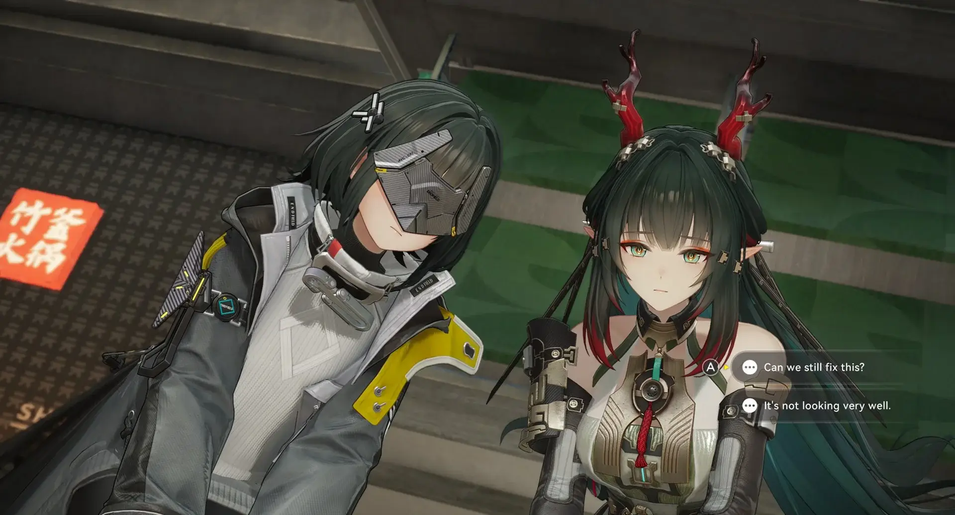 They look so cute together. Honestly Endmin's female character design (even including the mask) is the best i've seen in a long while within games.