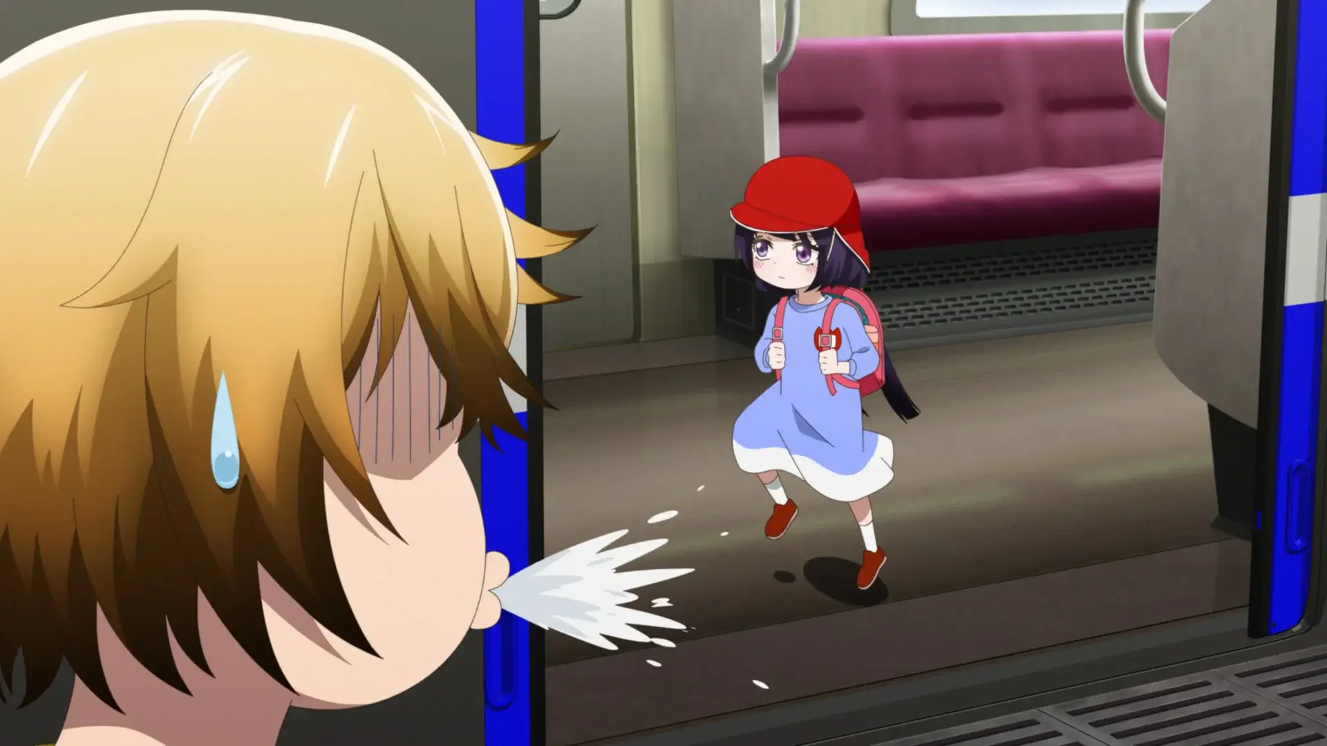 Kaya running in place because the train was filled with wraiths was ultra cute. Honestly it's amazing