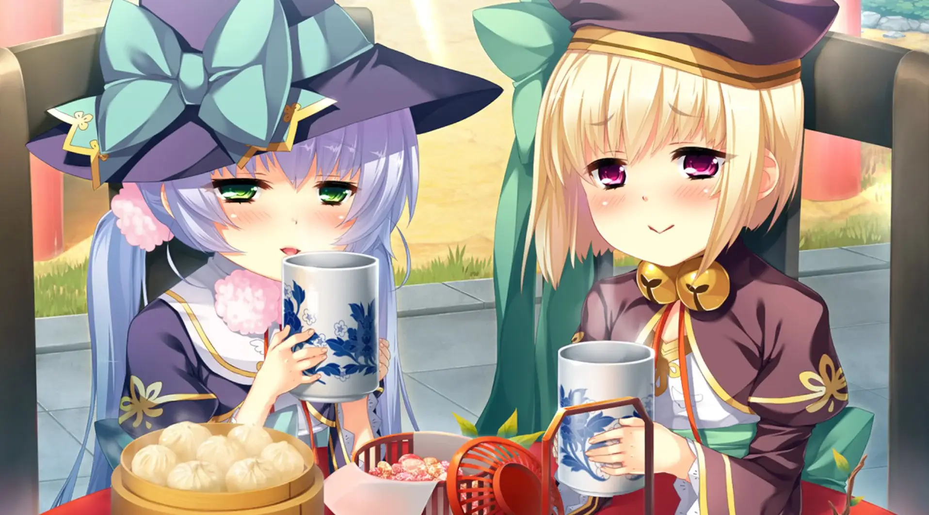 You see how cute Shuri and Hinari look here? Don't be fooled, you'll see what I mean in a few images below. They know! They definitely know!