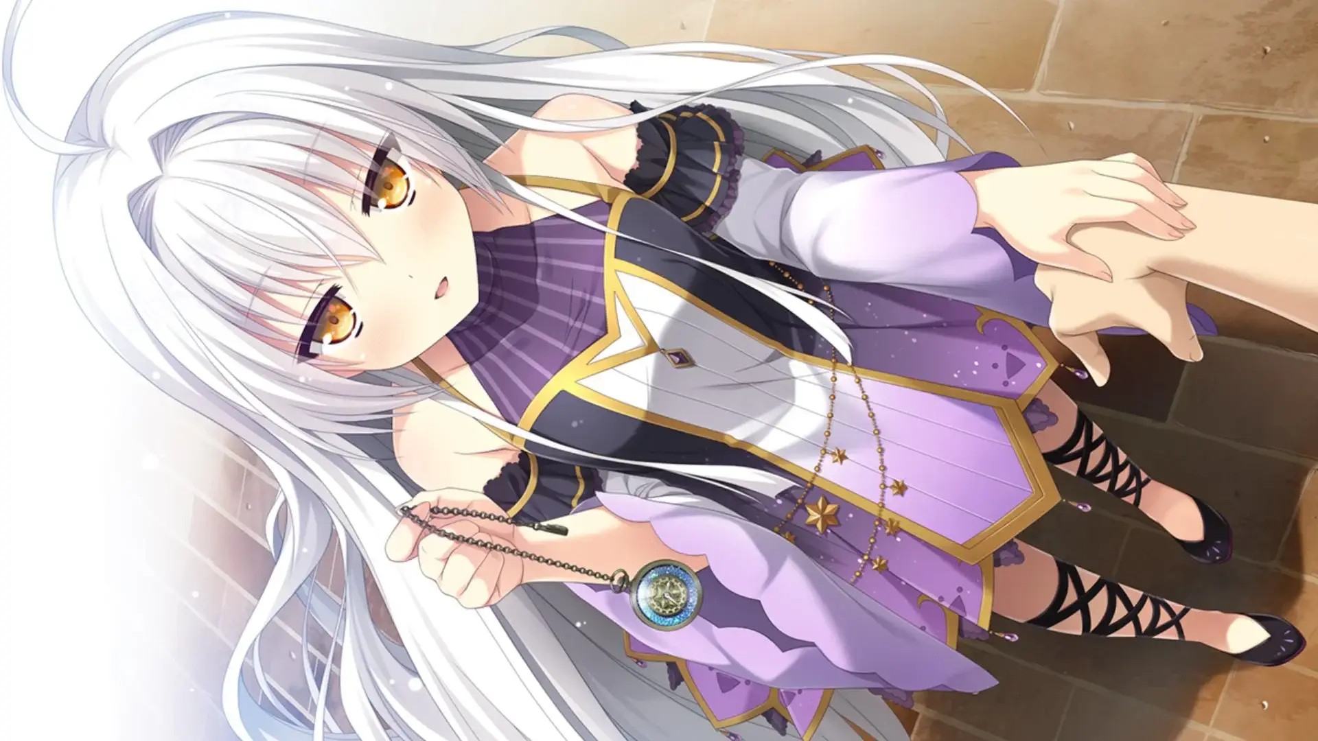 Hakua looks a lot more stunning in the mysterious figure role