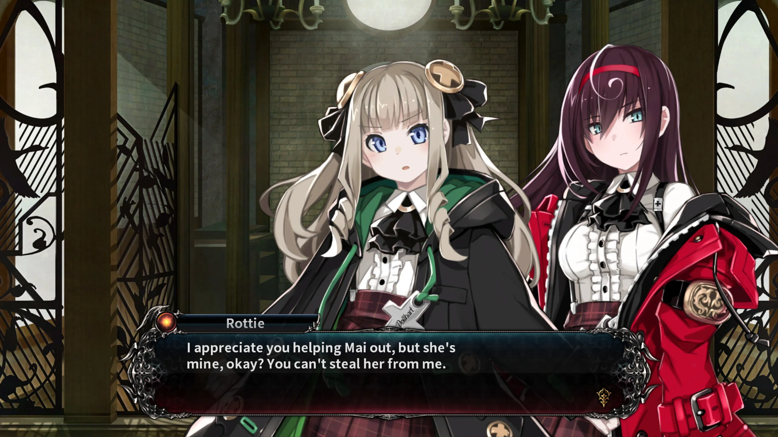 Rottie making sure everyone knows who is Mai's owner!