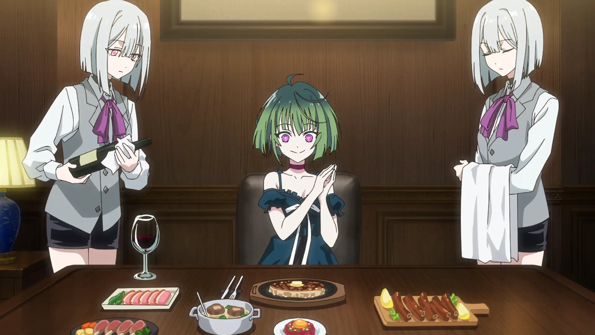 I have lots of problems with Mana, but her choice of surrounding with beautiful girls? That's golden instead! Good choices there!