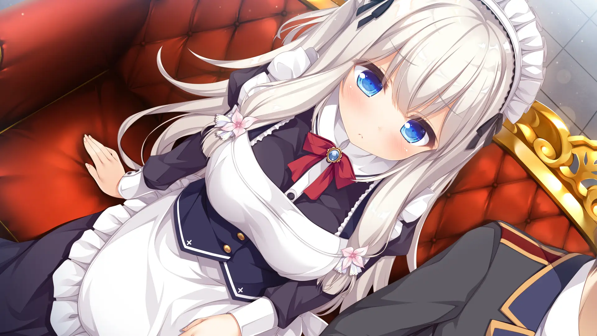 Maid Yua was hilarious, she was trying to be less tsun toward Tsubame and her thought was "what if I put myself in a situation where I'm forced to?". Adorable!