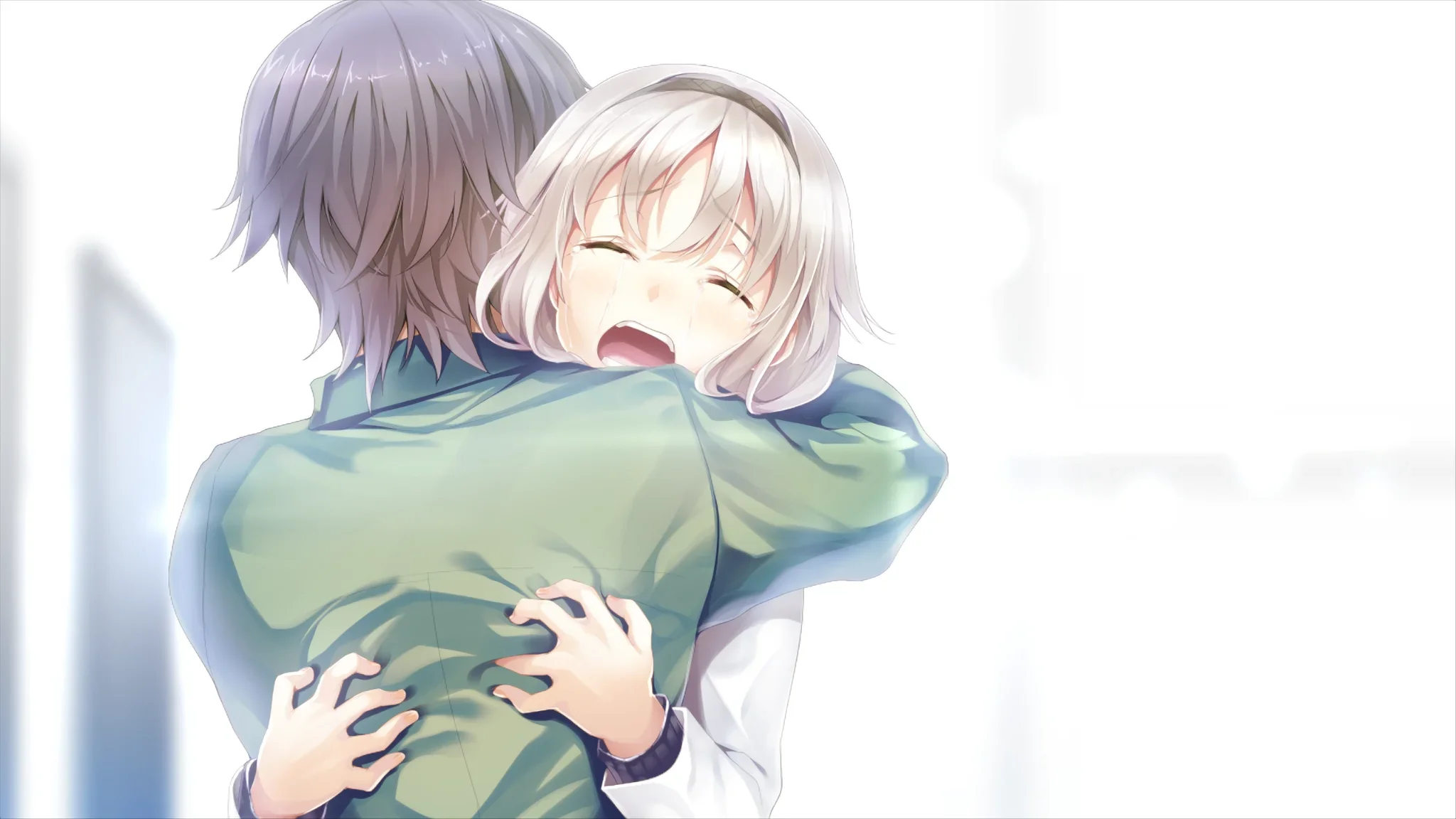 Probably the most beautiful CG of the visual novel.