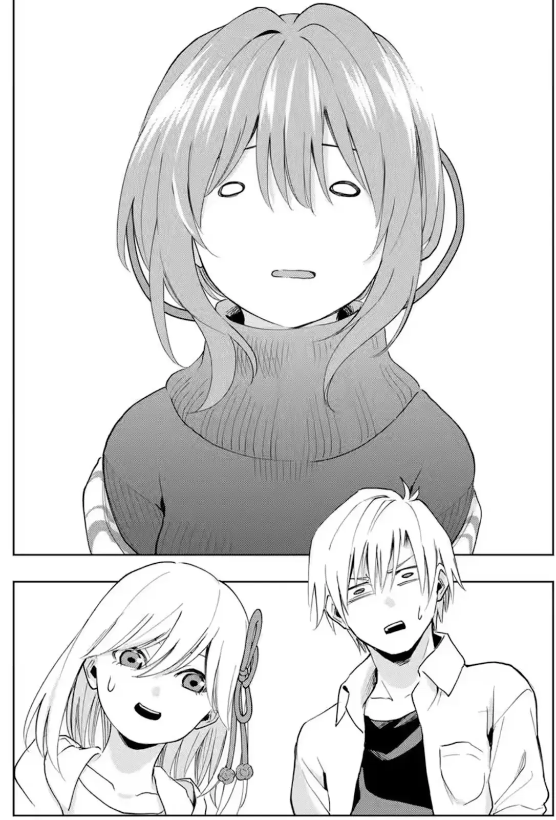 I like how each sister has their own way of coping with shock. Here you can see Yuna in her adorable mode.