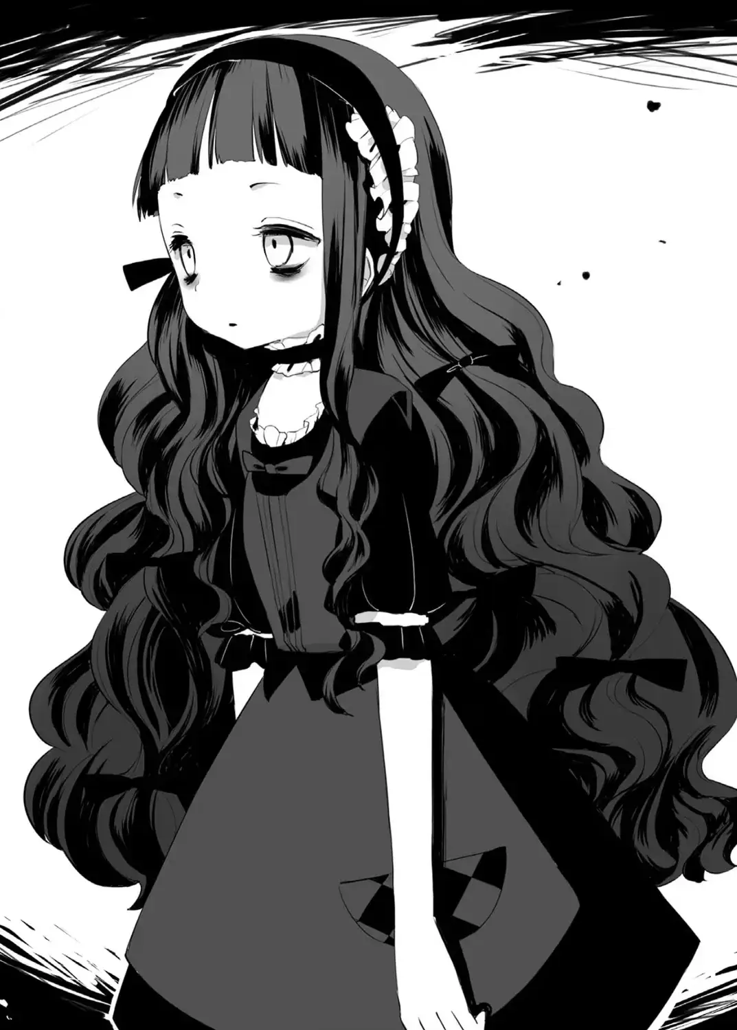 She's kind of gloom looking, but it does give that 'pre-transformation' magical girl look