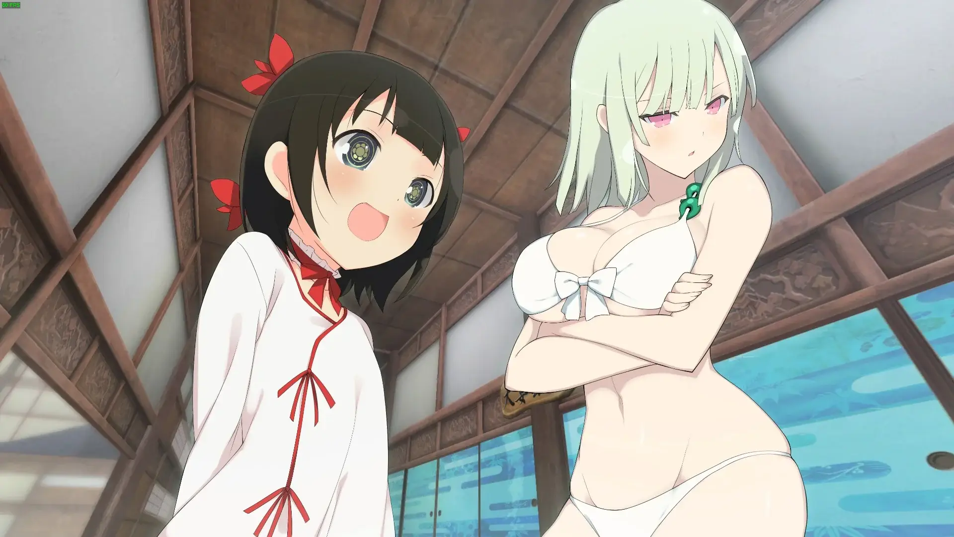 There are a few extra characters that appear from time to time (like these here), but the focus remains on the girls from the various schools.