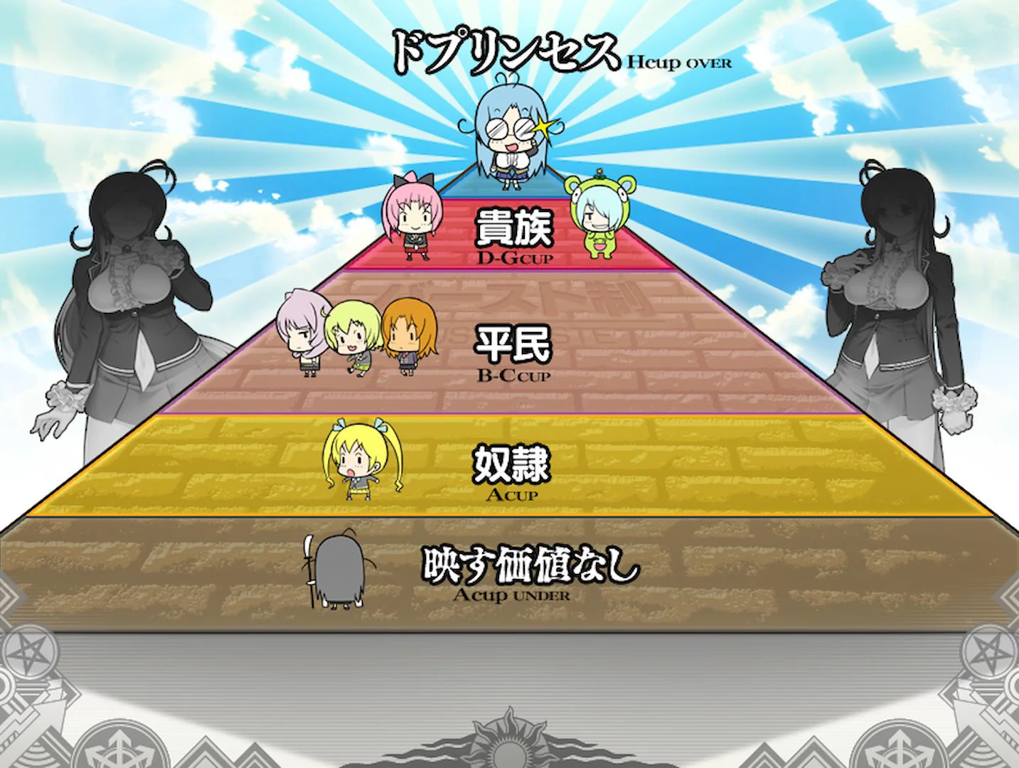 Society is harsh and big breasts rule!