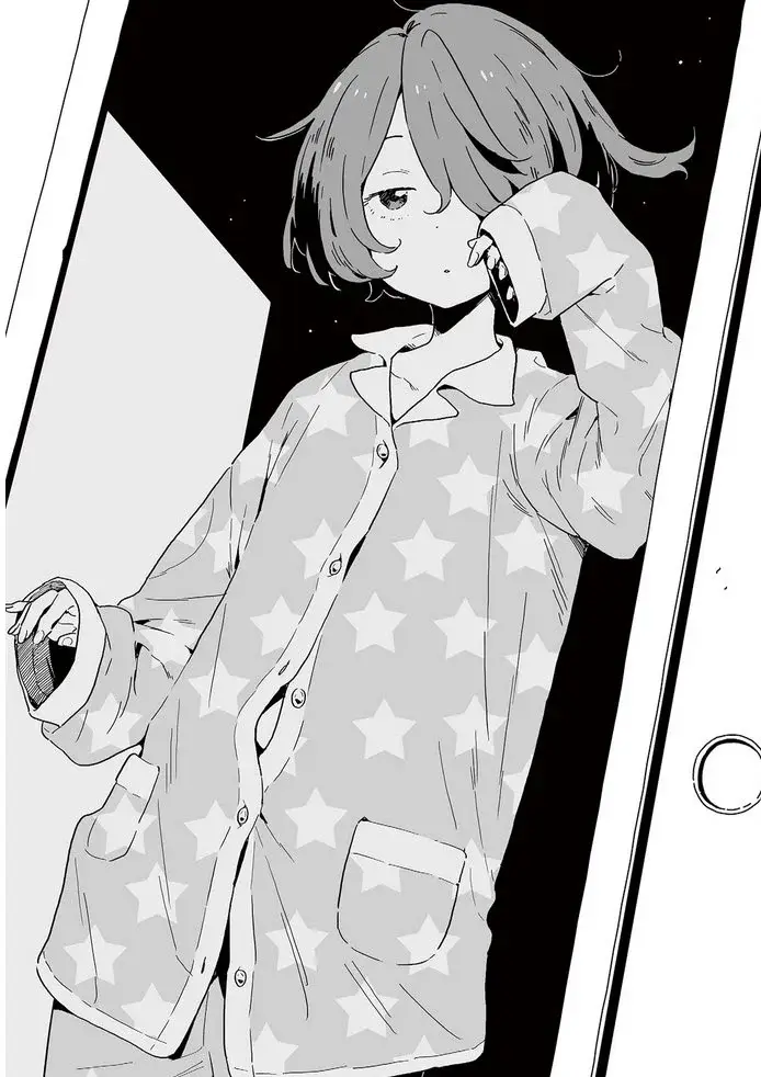 I quite like when I see these pictures of heroine right after waking up. It gives a sense of normalcy. Look at Chika here!