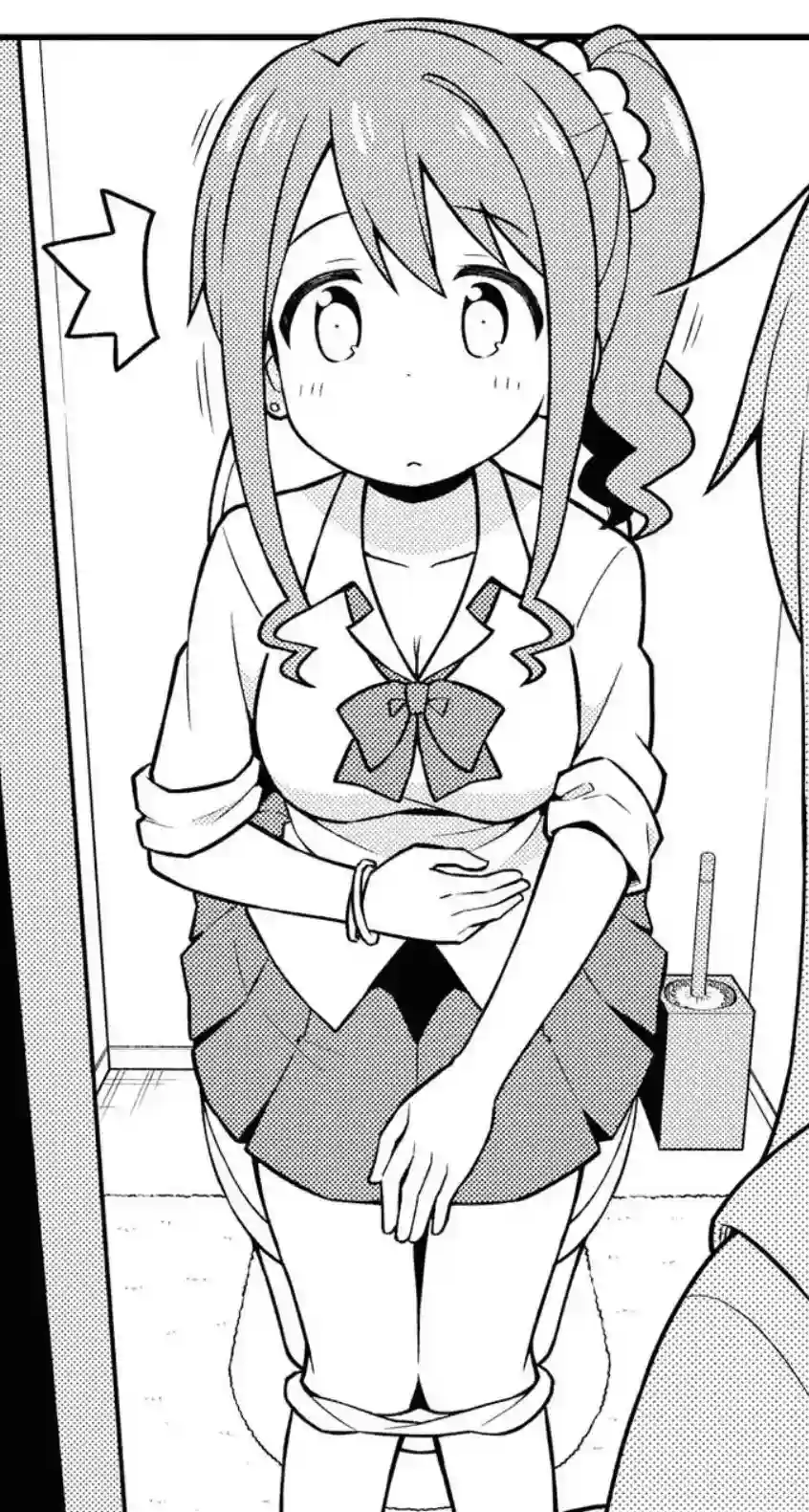 Kaede looks a lot less gal in the manga compared to the anime that really make it more heavy.