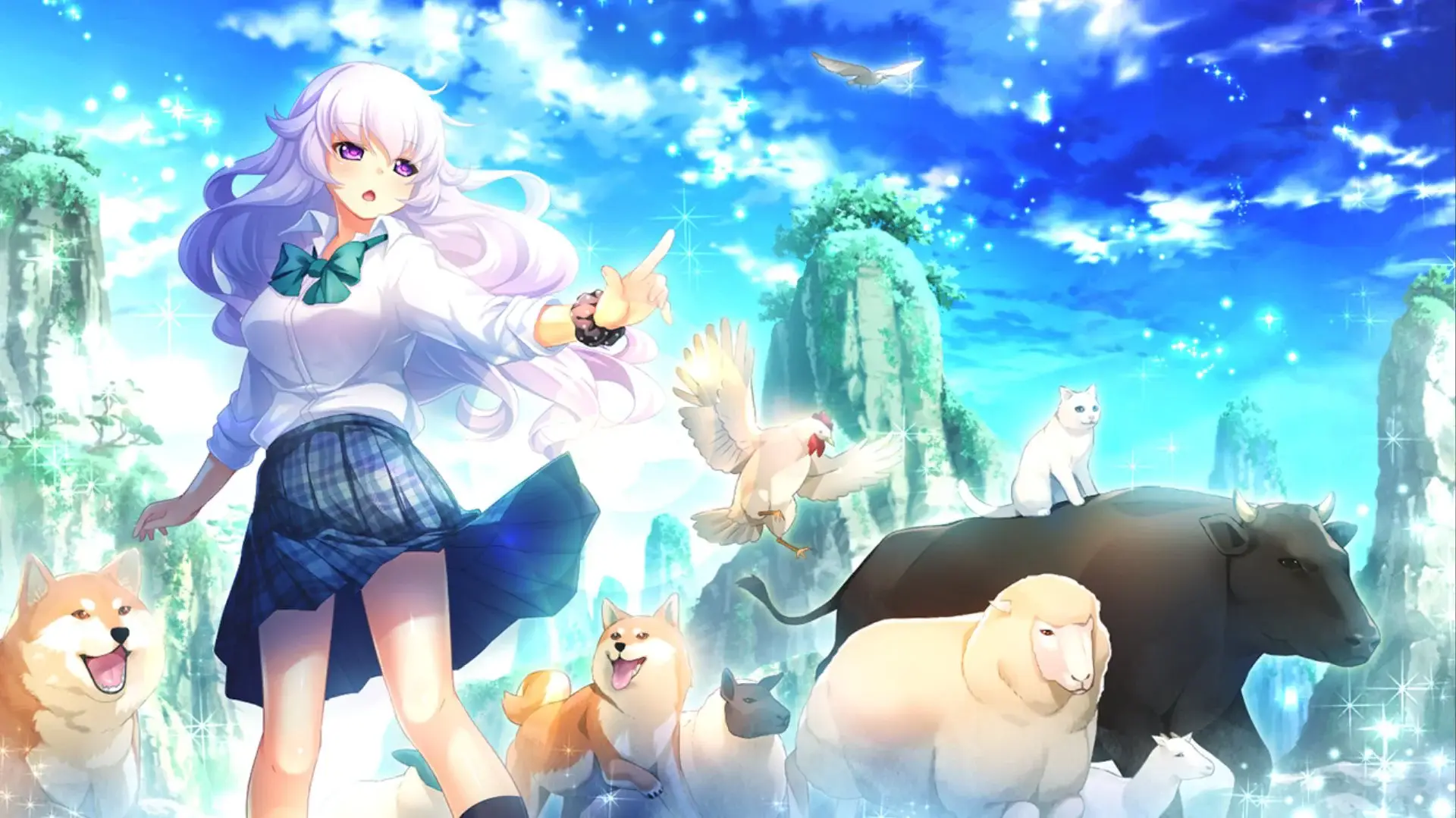 Kuutan apparently has authority as the emperor not only against people, but even animals listen to her!