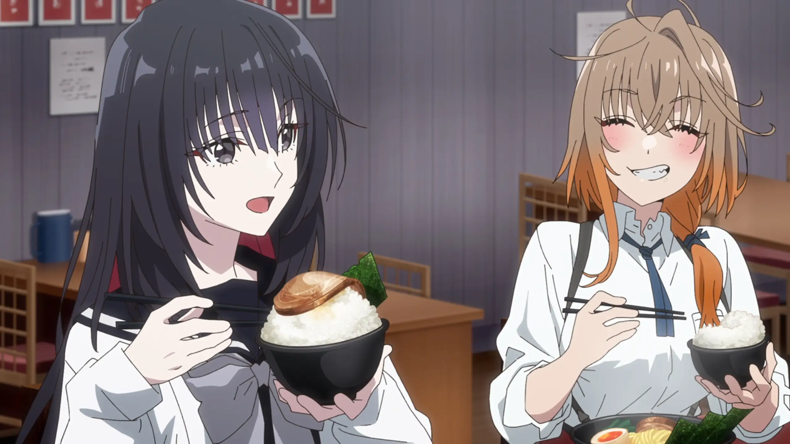 Towa and Shiina emanates a huge yuri aura whenever together, hopefully it'll turn into something as the story develops.