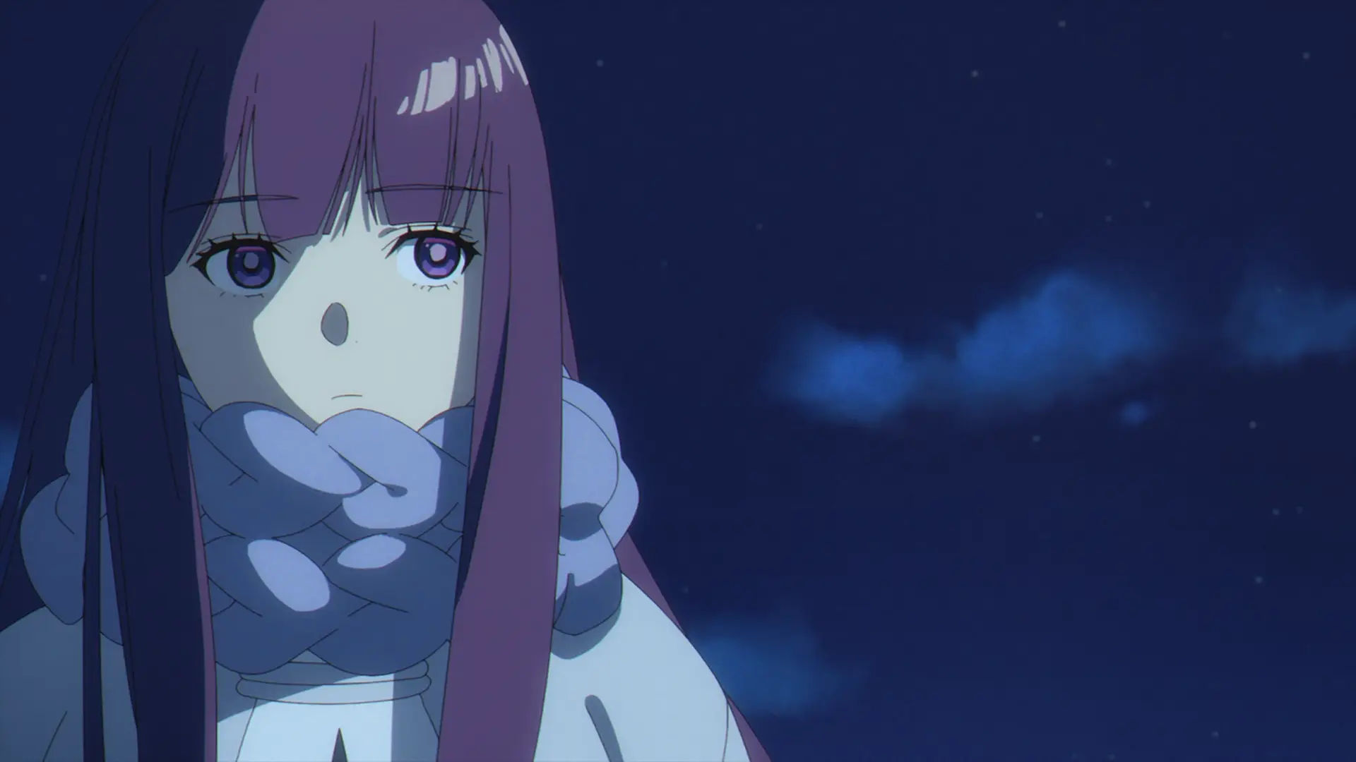 Fern's face here is like 'just don't do it again Frieren please, that shortened my life'.