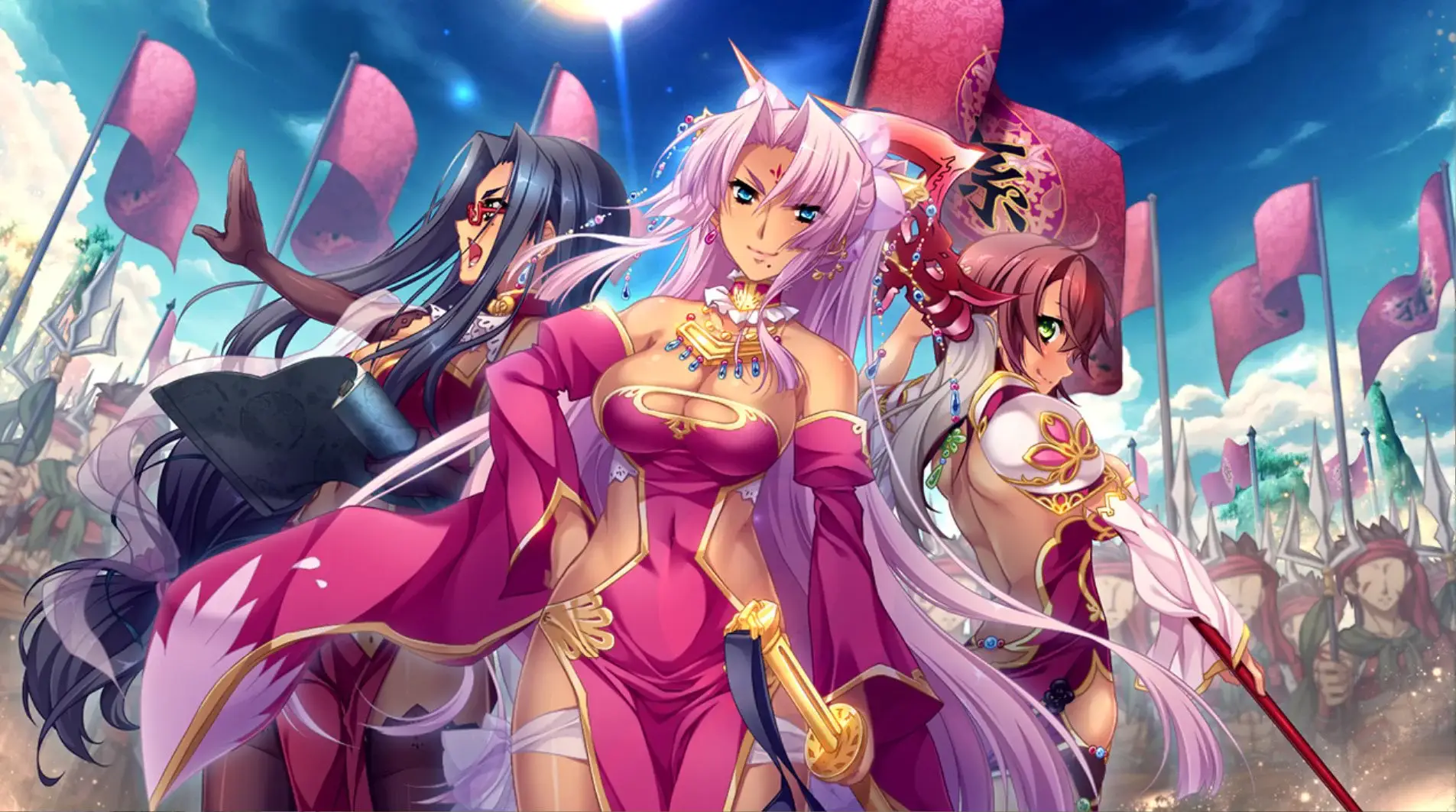 Eldest daughter Sheren ready for battle. She's basically a carbon copy of her mother in terms of personality. Hotblooded and unable to do long term planning.