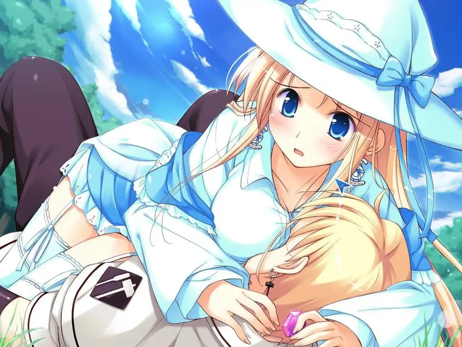 Carina using two of her most powerful weapons to silence protagonist in an exciting scene.