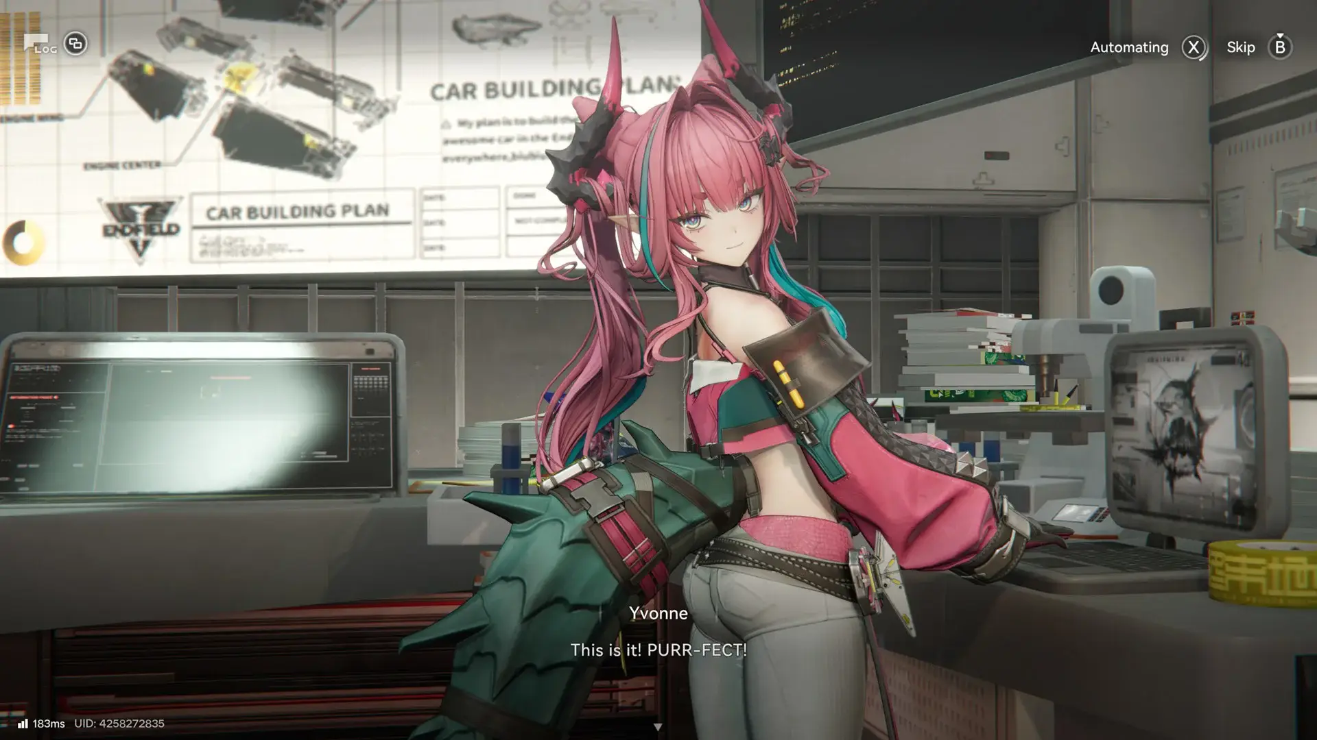 Three cheers for the great work that the character designer did on Yvonne!