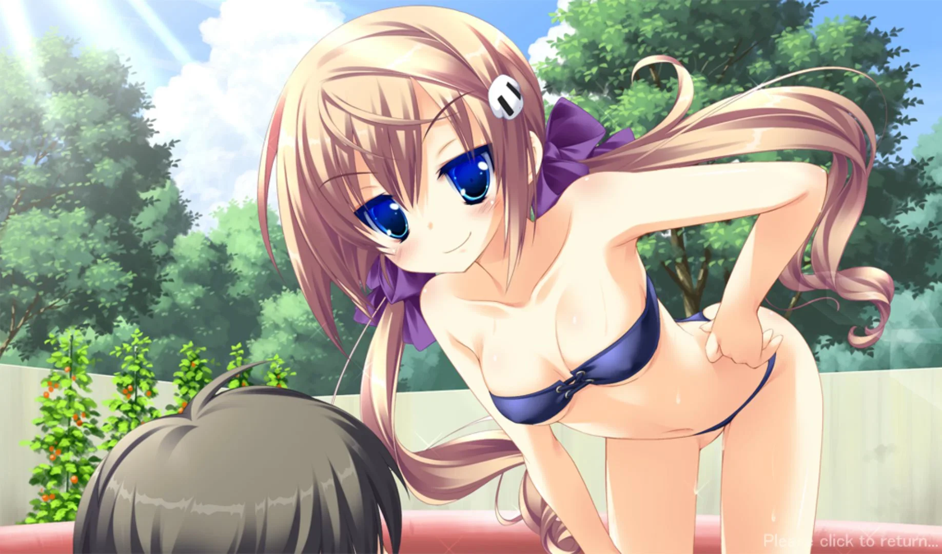 Amazing choice of swimsuit