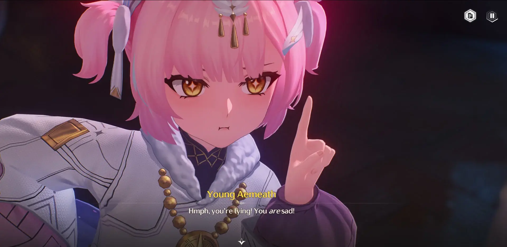 Child Aemeath was absolutely adorable. It made the 'daughter' angle even stronger seeing her with Rover