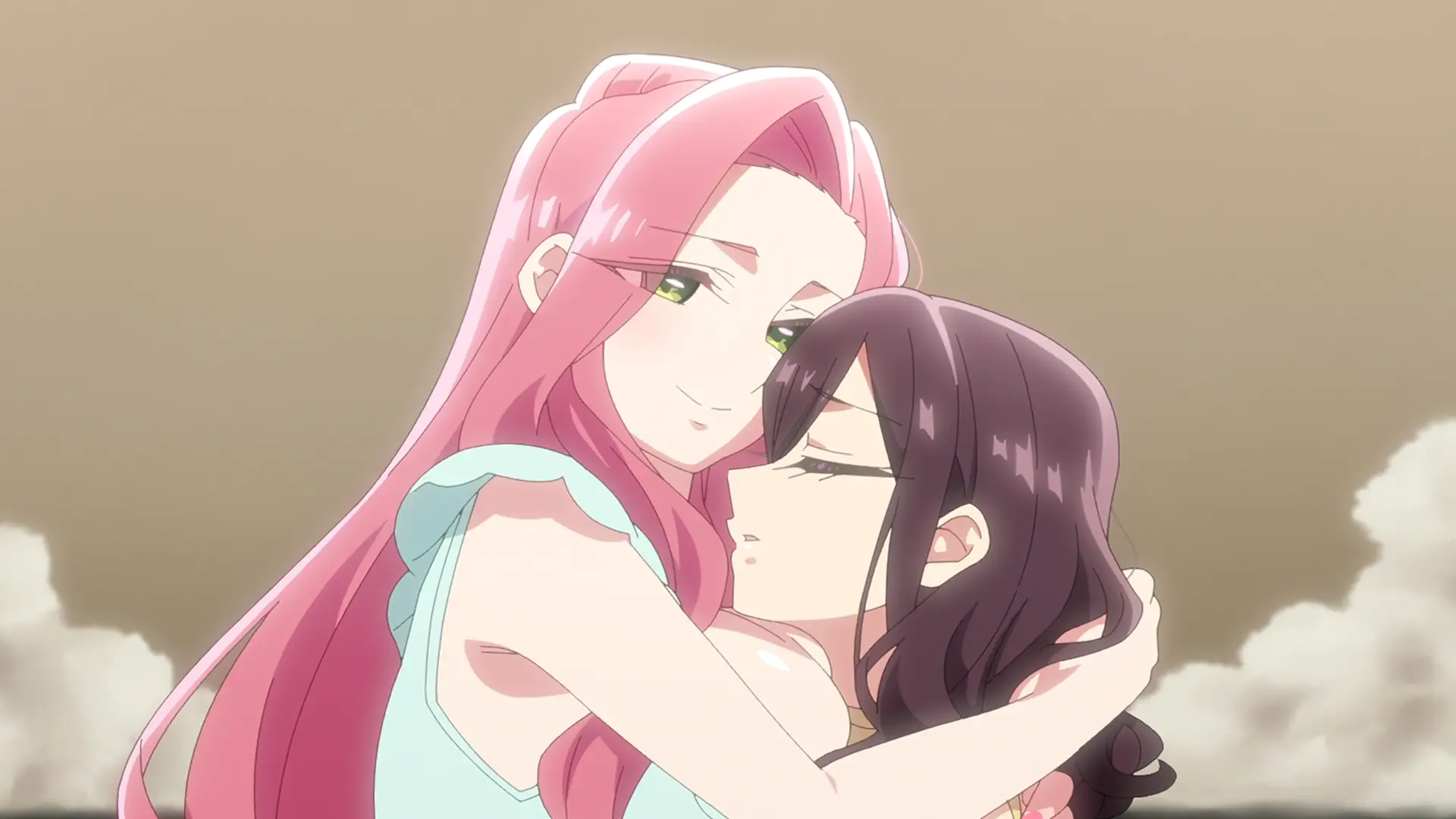 Houston! Houston! We have yuri between Hahari and Maido. Think about it, this had to happen earlier, but here we are!