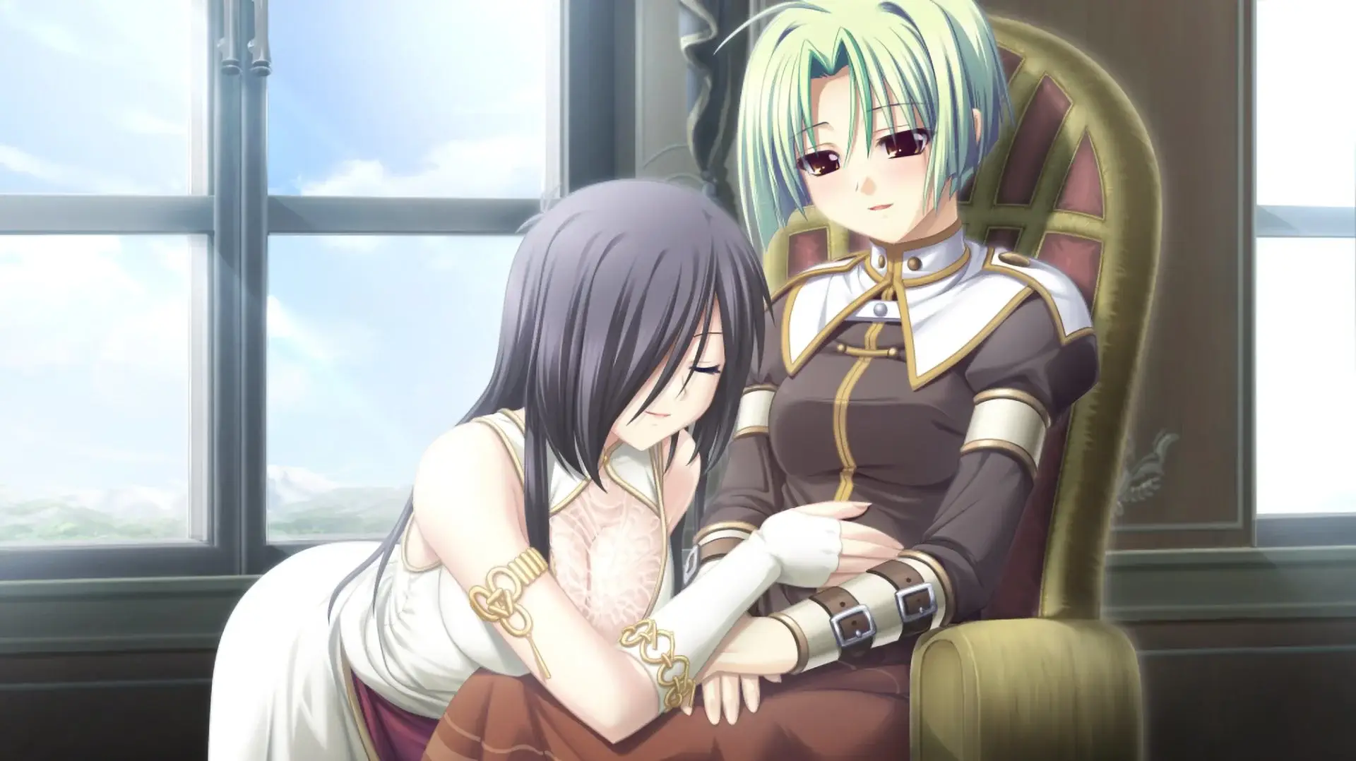 Paladin Sylphia Luhans had to stop fighting unfortunately, but eh she's fine this way too.